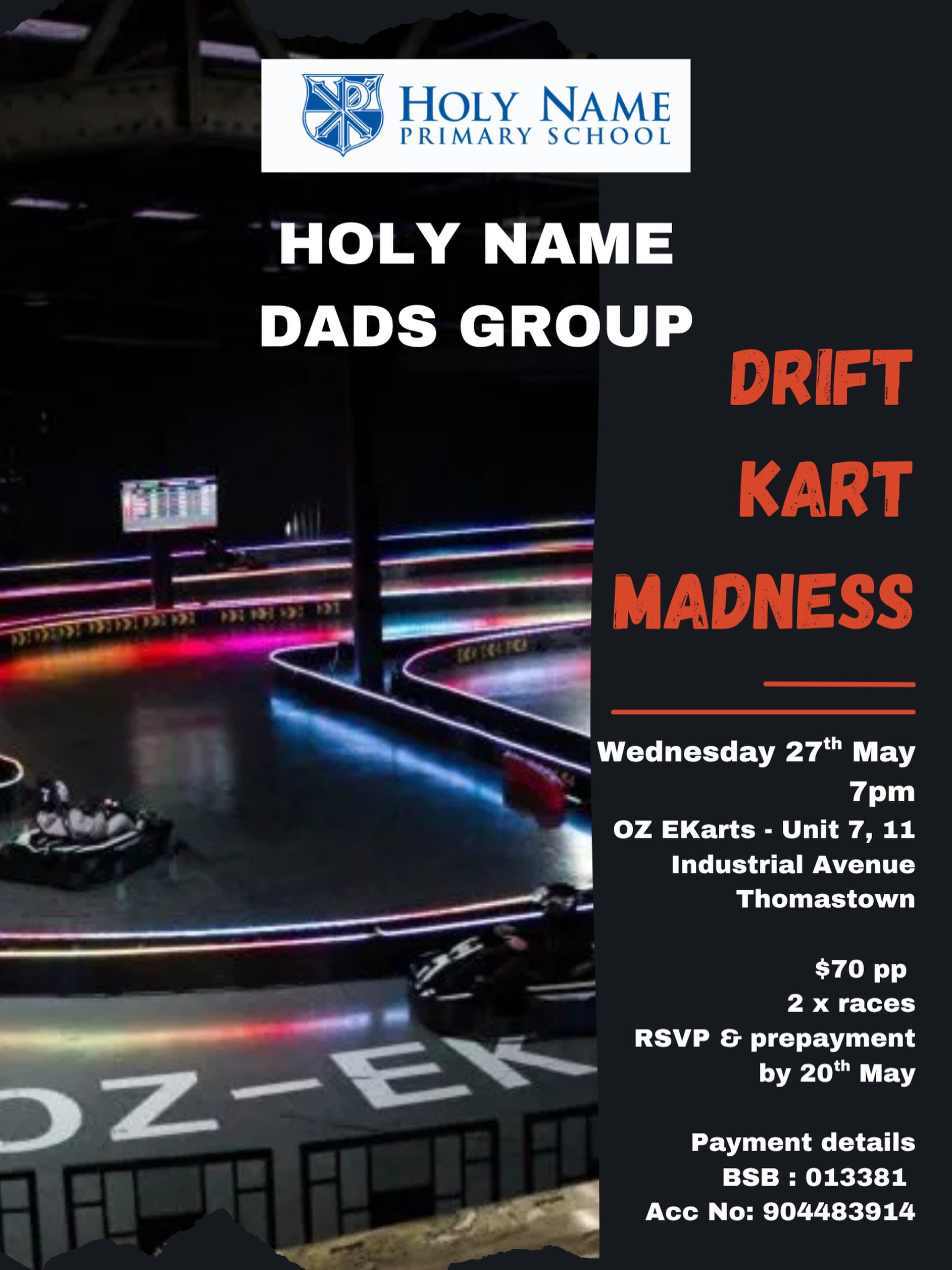 Into Go Karting? Drifting?
The MAD group are hosting their next event at Drift Kart Madness. Spots are limited so secure your spot now!
