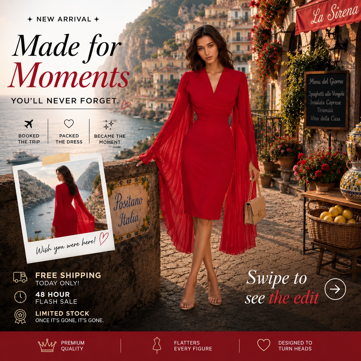 Hello Gorgeous! POV: You arrived at Lake Como dressed like the moment. 🤍✨
Soft luxury.
Golden hour.
A dress that turns every entrance into a memory.
Designed for yacht dinners, romantic getaways, and the woman who never blends in.
Swipe to see the edit.
QWASHAE Boutique #hotel#italy#reddress#style#fashion