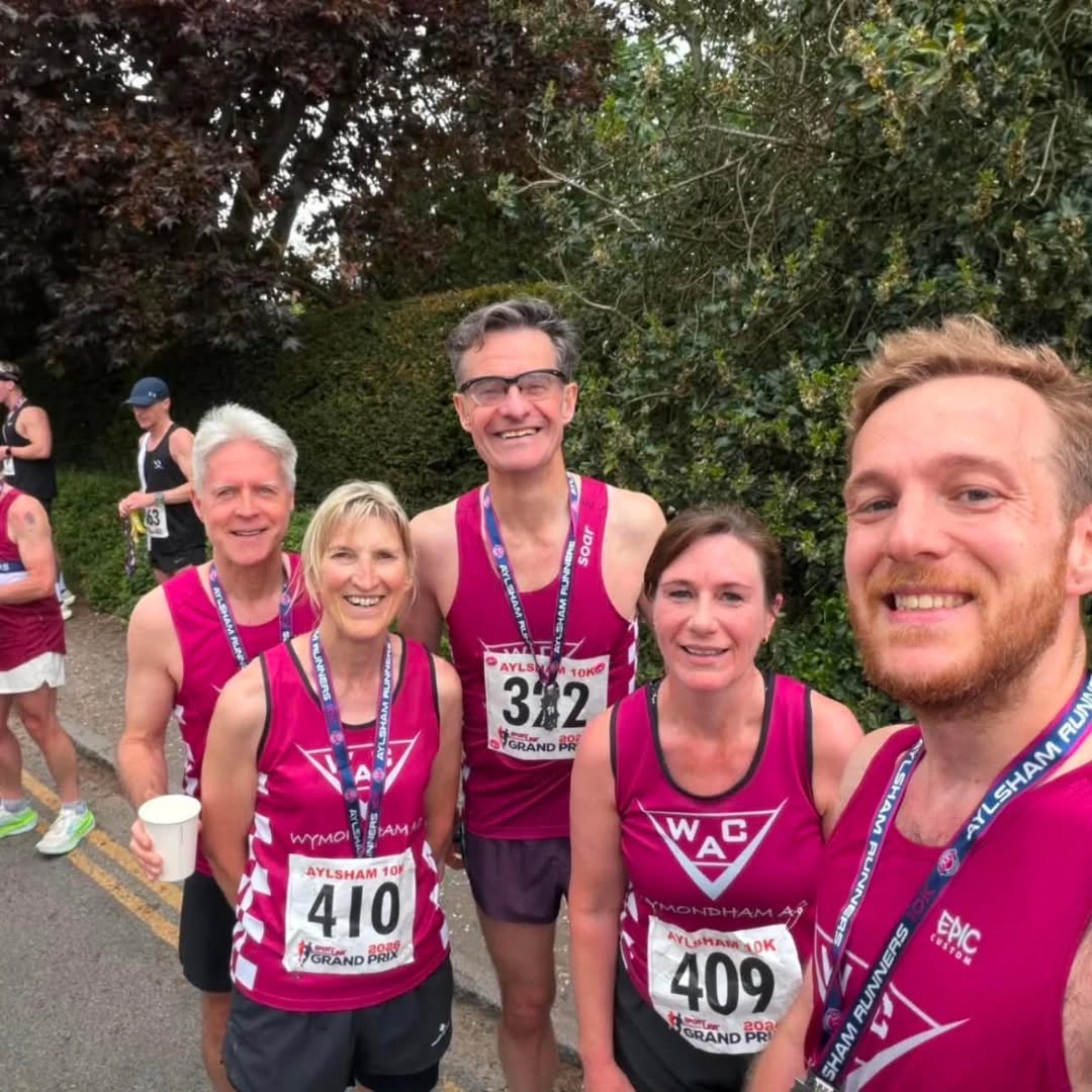 It's been a very busy couple of weekends for our WACers, who have been all over the country, tackling a range of distances.
We had runners in King's Lynn, Birmingham, Milan, Thorpeness, Worthing, Breckland, Norwich, Northamptonshire, Banham, Oulton Broad and Aylsham.
Congratulations to Sara Shorten, David Ward, Becky Stringer, Laura Seville, Charlie Wallis and Simone Hornby on new 10k PBs and Lisa Kemp, Katie Whitmore and Lisa Rodgers on 10k age group PBs.
Laura Seville also achieved a new 5k PB, alongside Sapphire Shaw.
Gareth Seville got a new PB over 1500m on the track, with Todd Lake achieving tracks PBs at both 800m and 3000m.
Huge kudos also to Lian Penson on her first 50m race and to Louise Stevens on her first 50k - both at the Boghopper Holy Trail event.