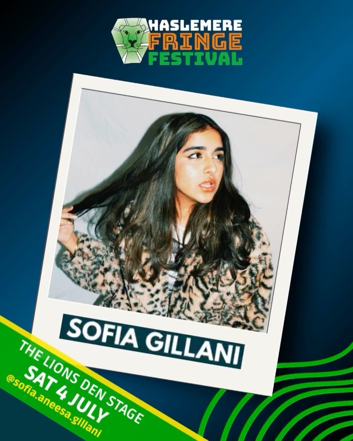 Sofia Gillani joins us again this year on Saturday 4 July at the Lions Den Stage.
Sofia has devoted herself to her music through writing, producing, self-promotion and directing music videos, all independently and crafting an avante-garde pop sound of her own.
With an impressive collection of singles to her name, she consistently lands on BBC Introducing playlists, including the acclaimed ‘Read Your Mind’ landing her ‘BBC Introducing Artist of the Week’.
Sofia releases her debut album ‘Reconceptualise’ which will be available on vinyl, this month.
#newmusic #haslemerefringe2026 #festivalseason #festivalseason2026 #haslemereevents