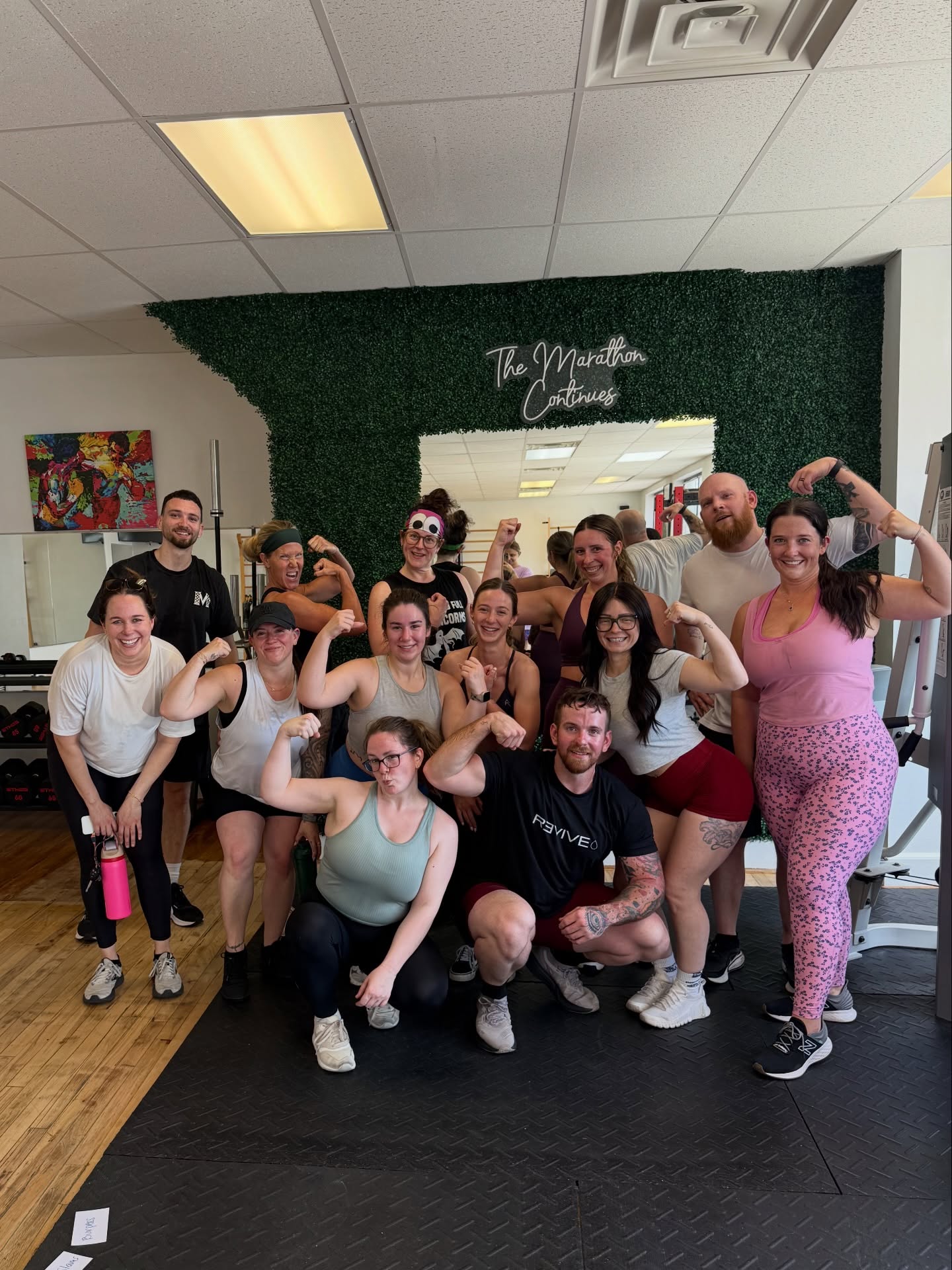 Great vibes & an even better workout! Thanks to everyone who came out to our pop up Strength & Conditioning class with @fitby.rik this morning💪🏼
