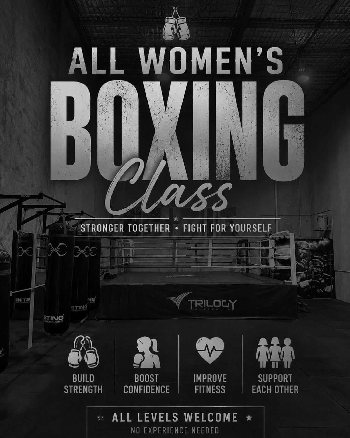 We’ve been thinking of new ways to get more women involved at Bloodline Boxing Club.
Whether you want to learn self defence, improve your fitness, build confidence, train for your first fight, or just try something new in a supportive environment we want to hear from you.
If we get enough interest, we’re looking at starting an all women’s training session on weekends.
All fitness and experience levels welcome. Beginners through to experienced.
Send us a message or comment below if this is something you’d be interested in 🥊 #boxing #womansboxing #womansselfdefense #womansmentalhealth #womanstraining