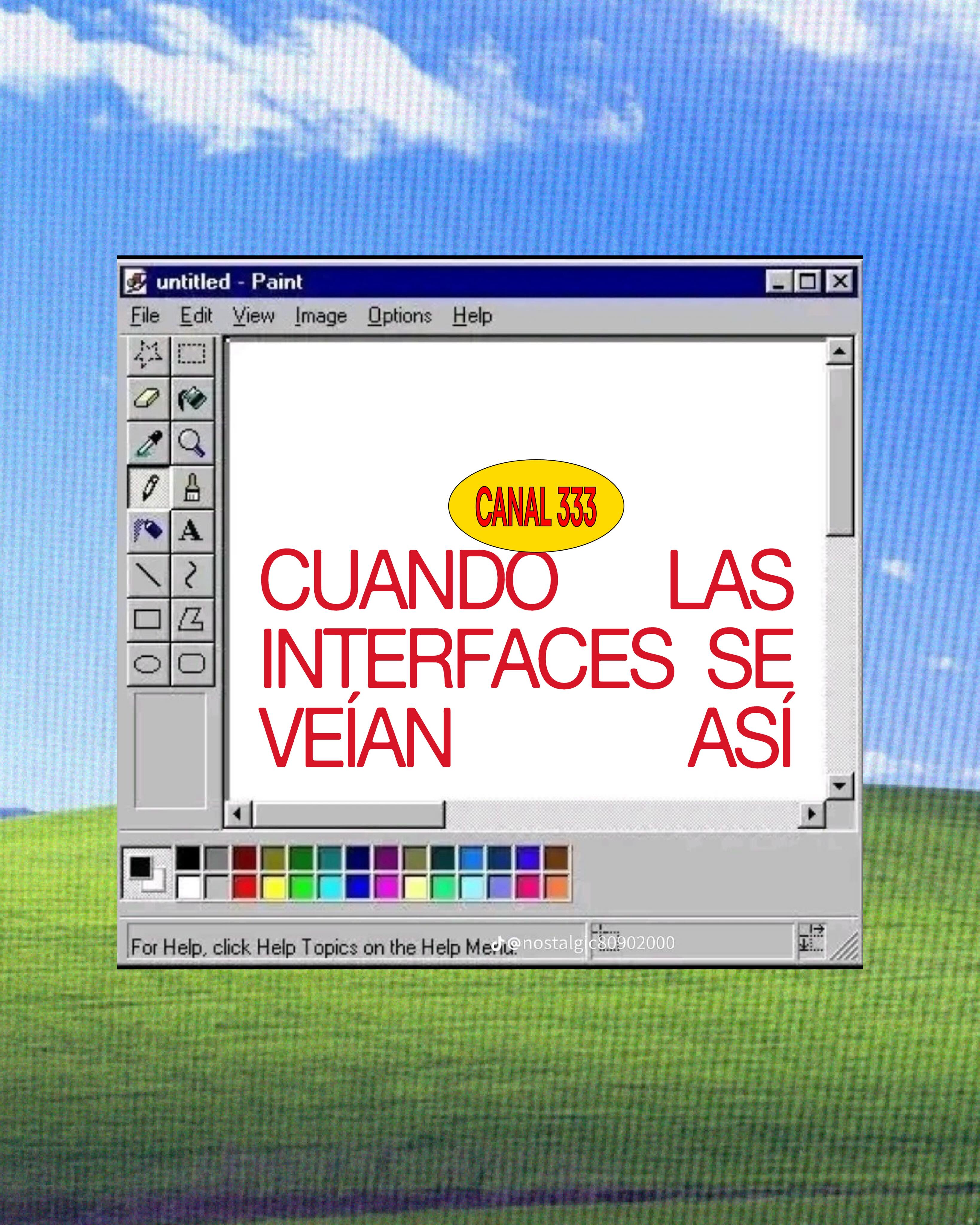 Cuando las interfaces se veían así 📺