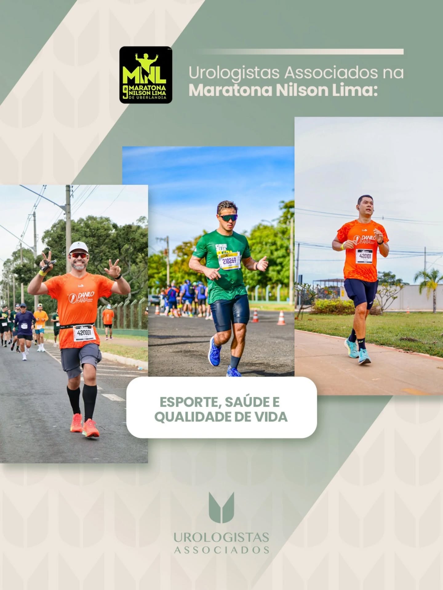 Neste fim de semana, a equipe da Urologistas Associados participou da Maratona Nilson Lima, em Uberlândia, reforçando aquilo que acreditamos todos os dias: o esporte é um grande aliado da saúde e da prevenção.
Dr. @juliano_fuzissaki e Dr.@wsalomaor encararam, pela primeira vez, a maratona. E junto deles, @drcesarurologia também correu a meia maratona, vivendo um momento de superação, disciplina e cuidado com a saúde.
Mais do que incentivar e orientar, acreditamos que o exemplo é o que gera a transformação de hábitos. Qualidade de vida, prevenção e bem-estar fazem parte da nossa rotina — dentro e fora da clínica. ✨
Parabéns a todos os atletas e ao nosso amigo e anfitrião @nilsonpaulolima por promover um evento tão importante para a nossa cidade! 👏
#UrologistasAssociados #SaúdeEmMovimento #MaratonaNilsonLima #Uberlandia #QualidadeDeVida Prevenção EsporteESaúde VidaSaudável