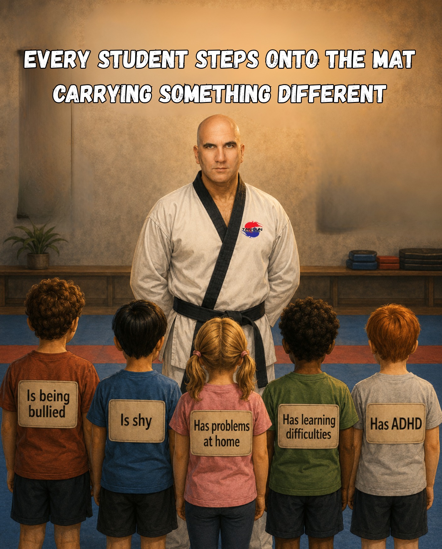 A line of children standing in front of an instructor, but each one has come in with a different story.
That’s the bit people don’t always see.
Some children need confidence.
Some need focus.
Some need routine.
Some need somewhere they can belong without having to explain themselves first.
Although we teach Taekwondo, the real work is helping children manage themselves better.
How they listen.
How they handle pressure.
How they respond when something feels difficult.
That’s what we do on the mat.
#Tangun #TanGunMartialArts #Welling #WellingParents #ElthamParents #TaekwondoForKids #ChildConfidence #MartialArtsAcademy