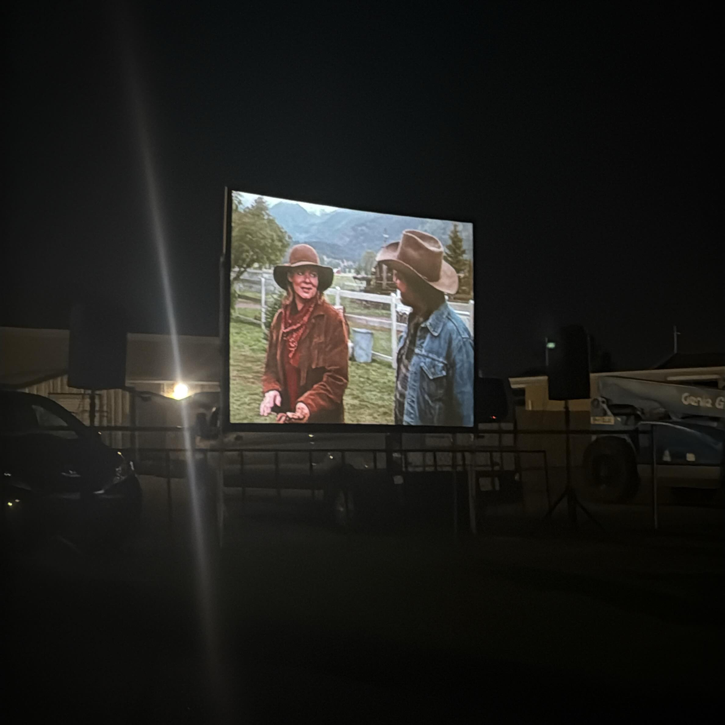 Outdoor movies? We do that too!