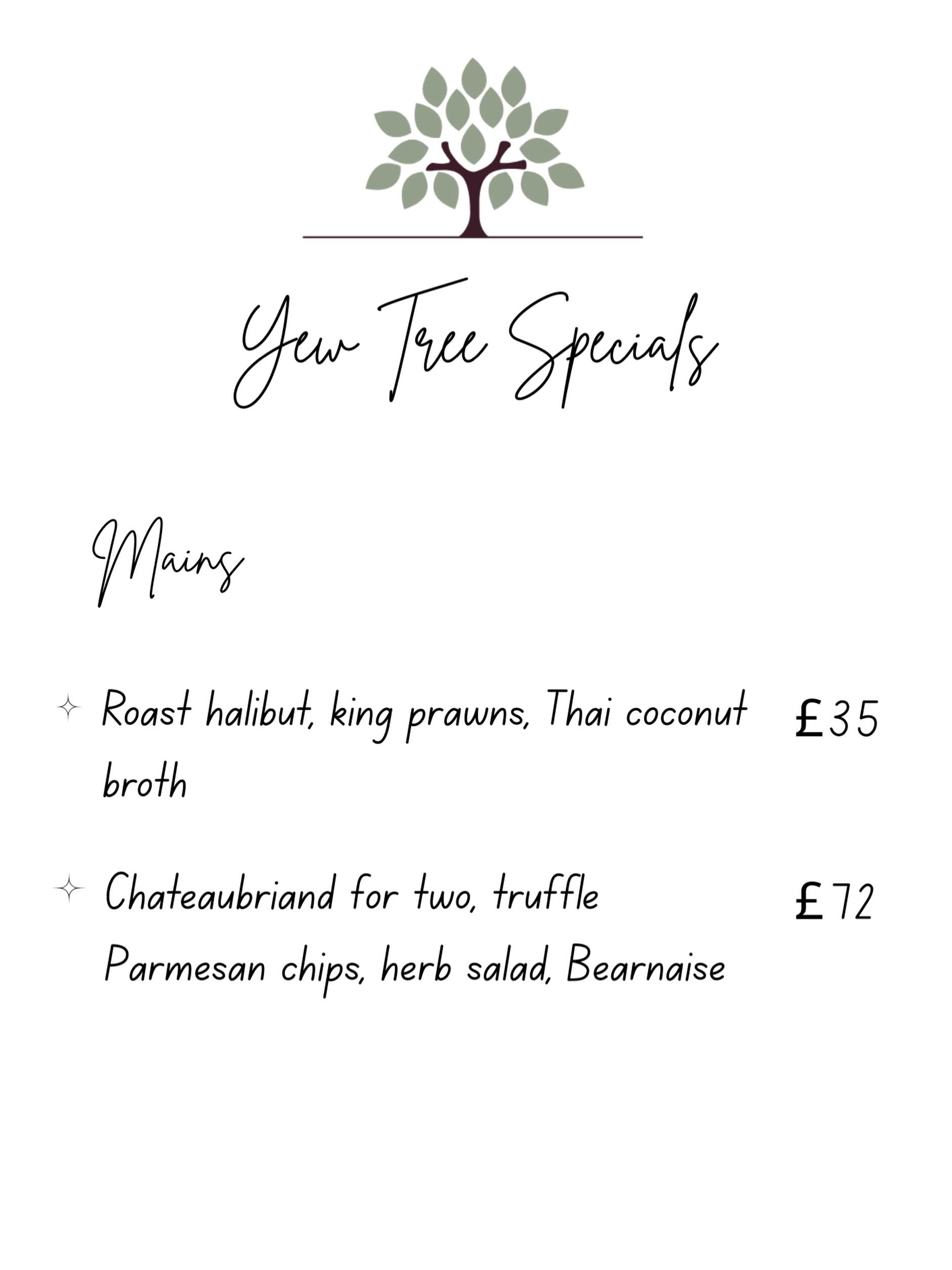 ✨Specials ✨
Available from Friday 5pm & all day Saturday!