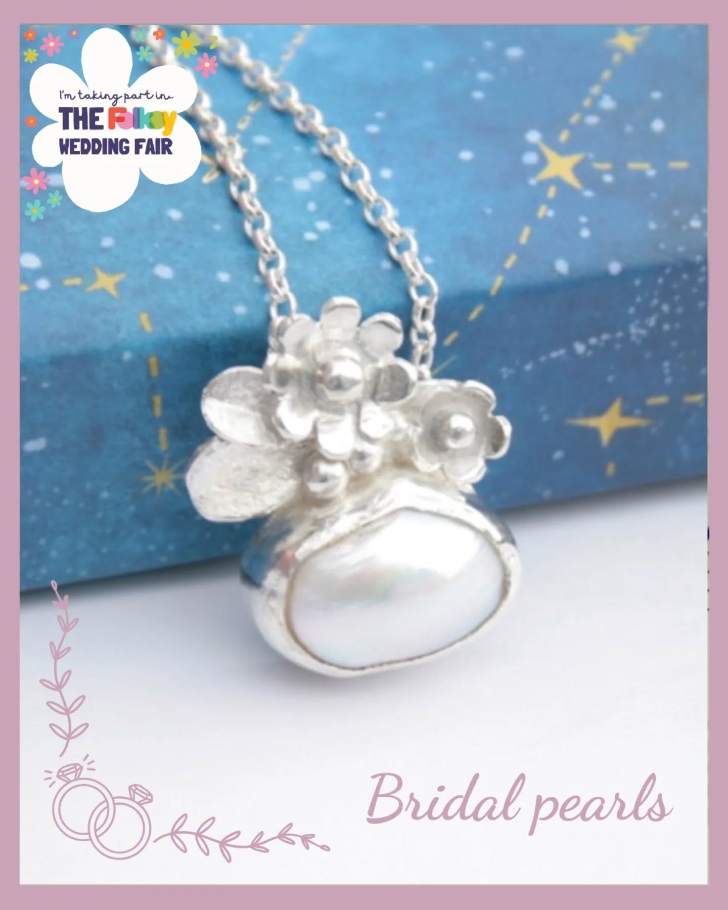 This week Iām taking part in the @folksyhq wedding fair, so I thought Iād share a few of my favourite bridal pearl pieces with you. I love working with pearls, they add a timeless touch to a wedding outfit but theyāre just as beautiful worn every day, whether youāre meeting friends for coffee or dressing up for a special occasion.
There are so many lovely ideas on the Folksy website, whether youāre planning your wedding, attending as a guest, or searching for the perfect wedding gift. Why don't you have a look?