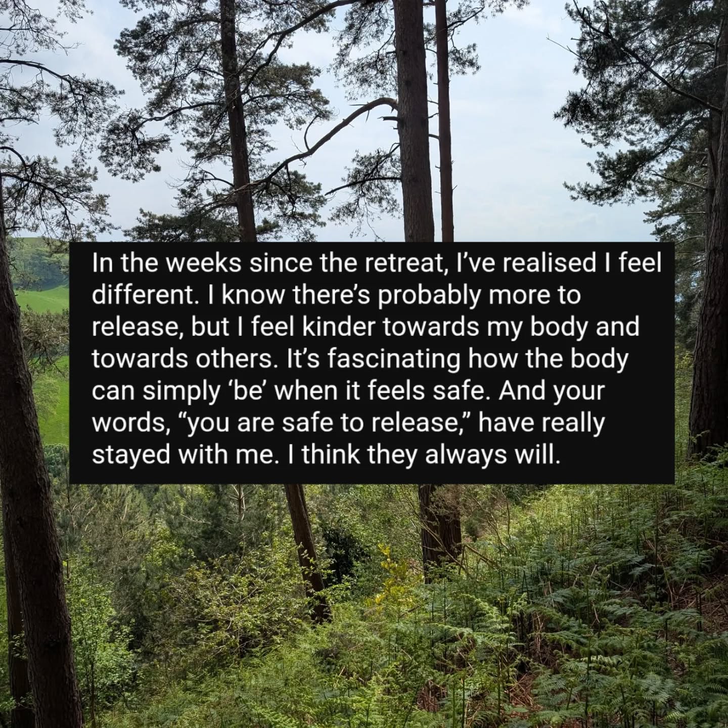 Some words that have meant alot to me recently ❤️
Really looking forward to what's next ✨
Hit the link in my bio if you'd like to come and explore 🌌 - lots to dig into, reteeats, online, breath, body, sound, cacao and more.
1 room left for Greece 🇬🇷 this July 🌿
Happy Friday
Xxxxx
Jenny
.
.
.
.
.
.
.
.
.
.
.
#breathwork
#cacao #consciousconnectedbreathwork #londonbreathwork #soundbath