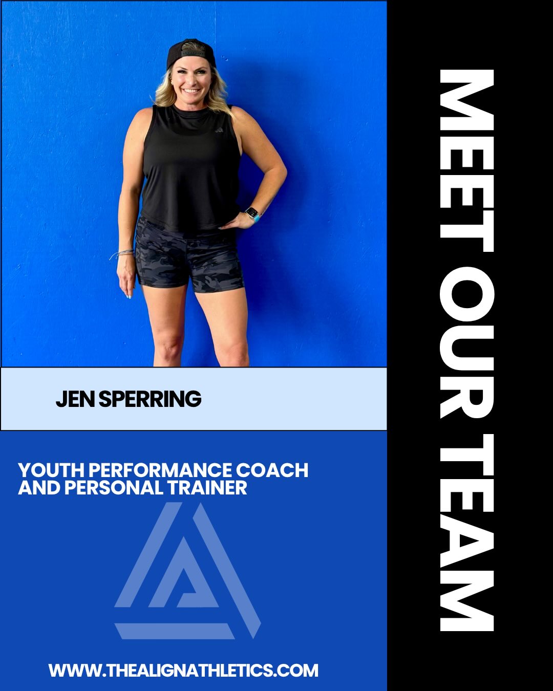We’re excited to officially welcome Jen Sperring to the team at Align Athletics
Jen specializes in:
• Youth athlete development
• Strength and agility
• Sports performance training
• Rehabilitation support
Her goal is simple. Help athletes get stronger, faster, and more confident both on and off the field.
Jen is now scheduling:
• One on one personal training
• Small group training for up to 4 athletes
From the first session, athletes will feel Jen’s high energy, positive attitude, and passion for helping them succeed.
If you’re looking for extra training for your athlete this summer, reach out! #thealignathletics #youthtraining #youthstrengthandconditioning #cypress #gym