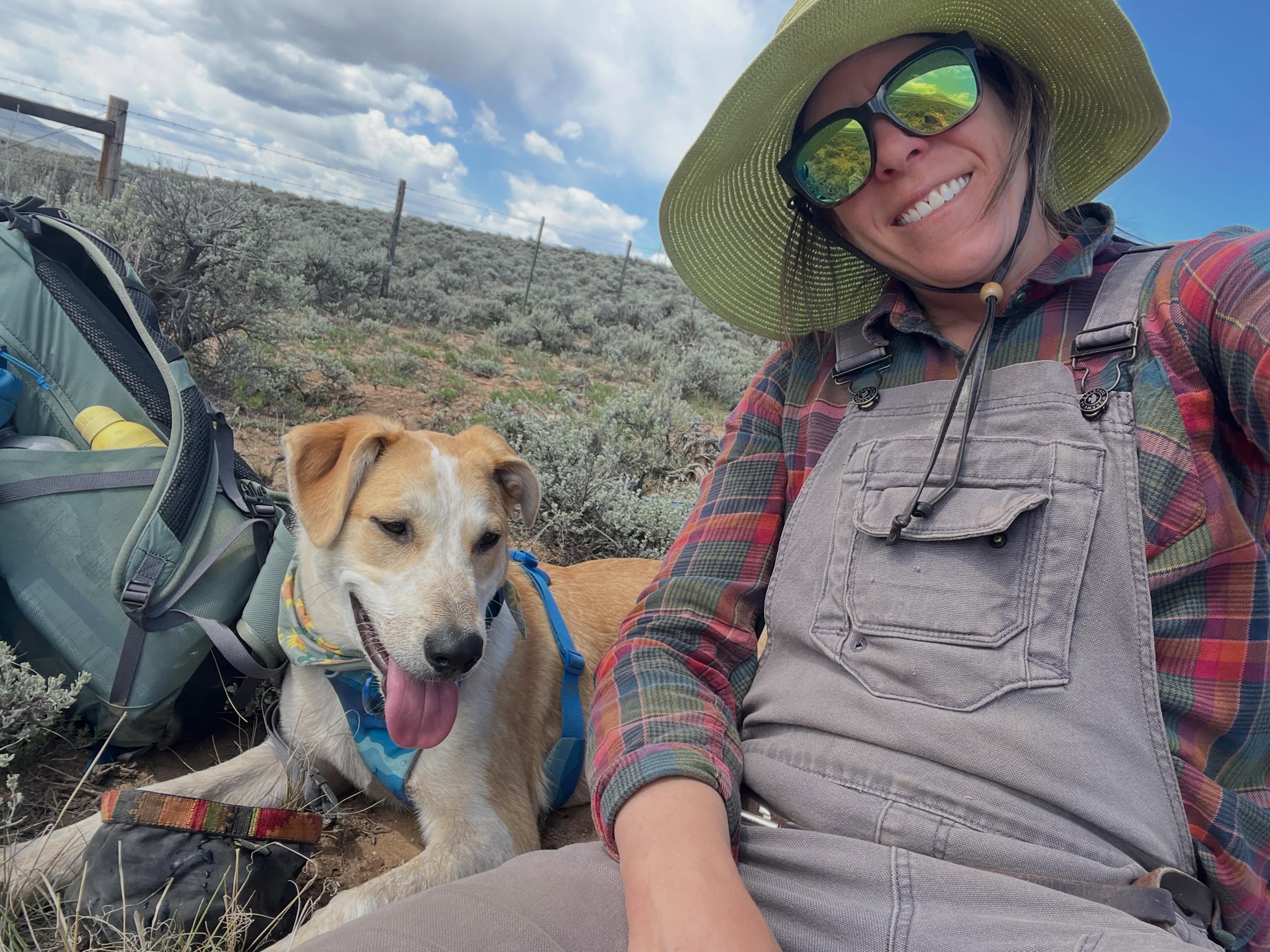 There’s nothing like a weekend fence-pulling with @coloradobha and camping at Hartman’s with my best pal, Daisy dog, to revive the spirit and reconnect me with why I do this work every day. Gunnison County is full of magical places like Hartman’s and Waunita, where we feel our soul tethered to the land and sky. It felt so good to be out IN the land, smelling the sage after the rain, hearing the sand crunch under foot, and watching the cloud shadows cross the hillsides. Thank you to @ibarranch for hosting and Colorado Backcountry Hunters and Anglers for organizing. I love this event every year! I love getting to work with my hands to improve wildlife habitat connectivity—getting to see the results in real time. It’s a nice complement to the work I’m doing in meeting rooms to try to get wildlife crossings in place on highways 50 & 135 so that we connect this habitat on the macro level, too!
#stewardship #gunnisoncounty #publiclands #wildlife