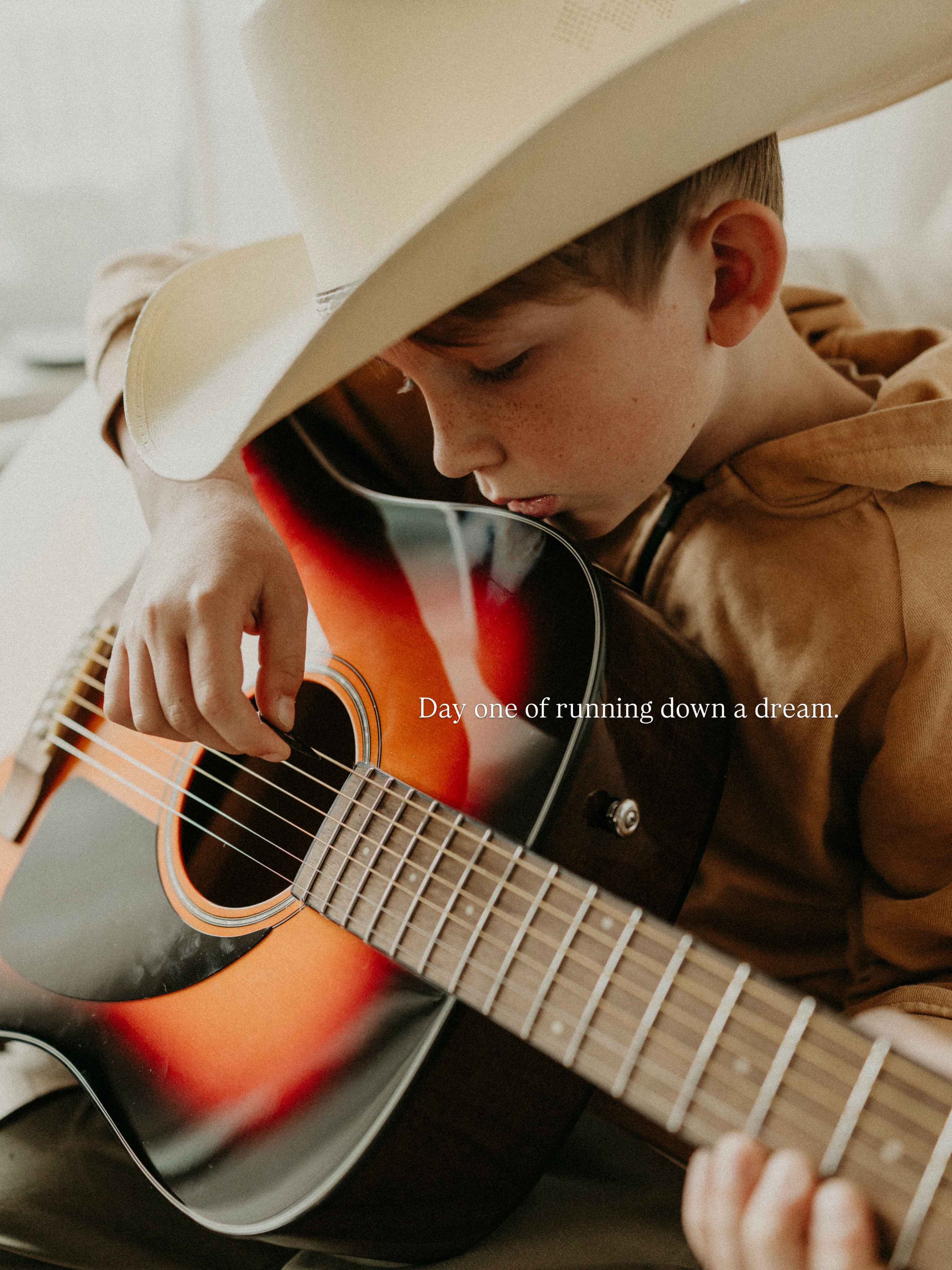 Everyone starts somewhere. Aiden has started writing some great poetry which led to a new dream - to be a singer/songwriter. He asked for a guitar and lessons start later this week ❤️ #longhardride #singersongwriter #fenderguitar #songwriter