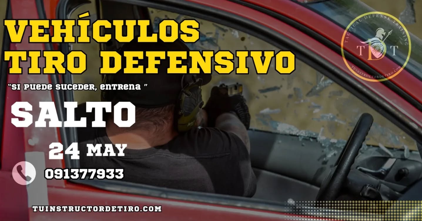 Taller de tiro defensivo!
El vehículo cómo escenario !
www.tuinstructordetiro.com
091377933
Reserva tu lugar