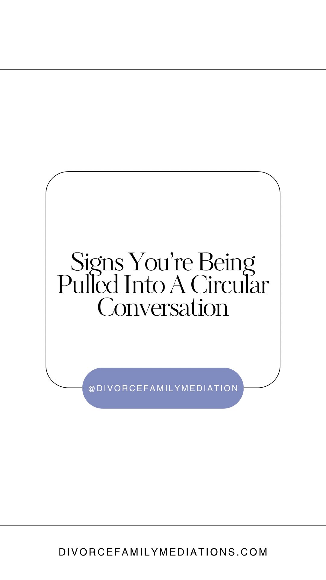 Circular conversations become especially damaging in co-parenting dynamics because they don’t just drain communication, they drain emotional stability.
One issue turns into ten.
Simple concerns become endless debates.
Clear boundaries get buried under side arguments, defensiveness, technicalities, or emotional baiting.
Over time, the goal no longer feels like resolution. It feels like endurance.
You may notice yourself over-explaining basic decisions, documenting everything, replaying conversations afterward, or feeling mentally exhausted before the discussion even begins. Not because you’re incapable of communicating, but because circular communication keeps the conflict emotionally active without allowing closure.
Healthy co-parenting communication moves toward clarity, logistics, accountability, and solutions. Circular communication keeps pulling the conversation back into confusion, defensiveness, or emotional reactivity.
And eventually, the most exhausting part is not the disagreement itself, it’s feeling like no amount of clarity ever actually lands.
Grab our coparenting code scripts today and shutdown the circular conversations. Link in bio.
#coercivecontrol #coparenting #manipulation #highconflictcoparenting #highconflictcoparent