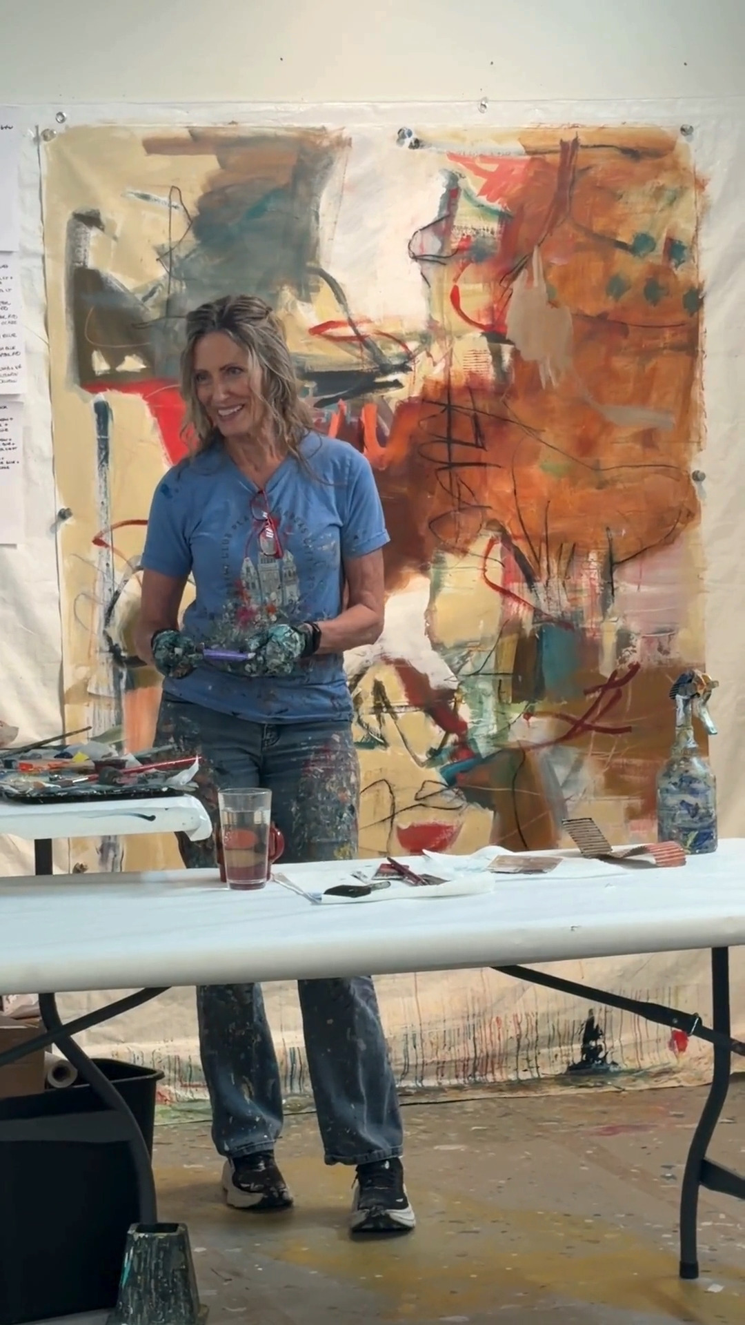 There’s something special that happens when artists gather at PaintSpace NOLA.
A huge thank you to Cat Tesla for leading such a thoughtful, inspiring workshop in our studio! And to every student who showed up fully, thank you.
We watched so many breakthroughs happen right in front of us. Those little lightbulb moments where something suddenly clicks are the reason we do this.
Some of the best parts happened between the painting sessions too...
Lingering chats in the courtyard, walking to dinner together, discovering unforgettable New Orleans restaurants, sharing stories over coffee, and those relaxed studio moments where everyone slowly settled into their own creative rhythm.