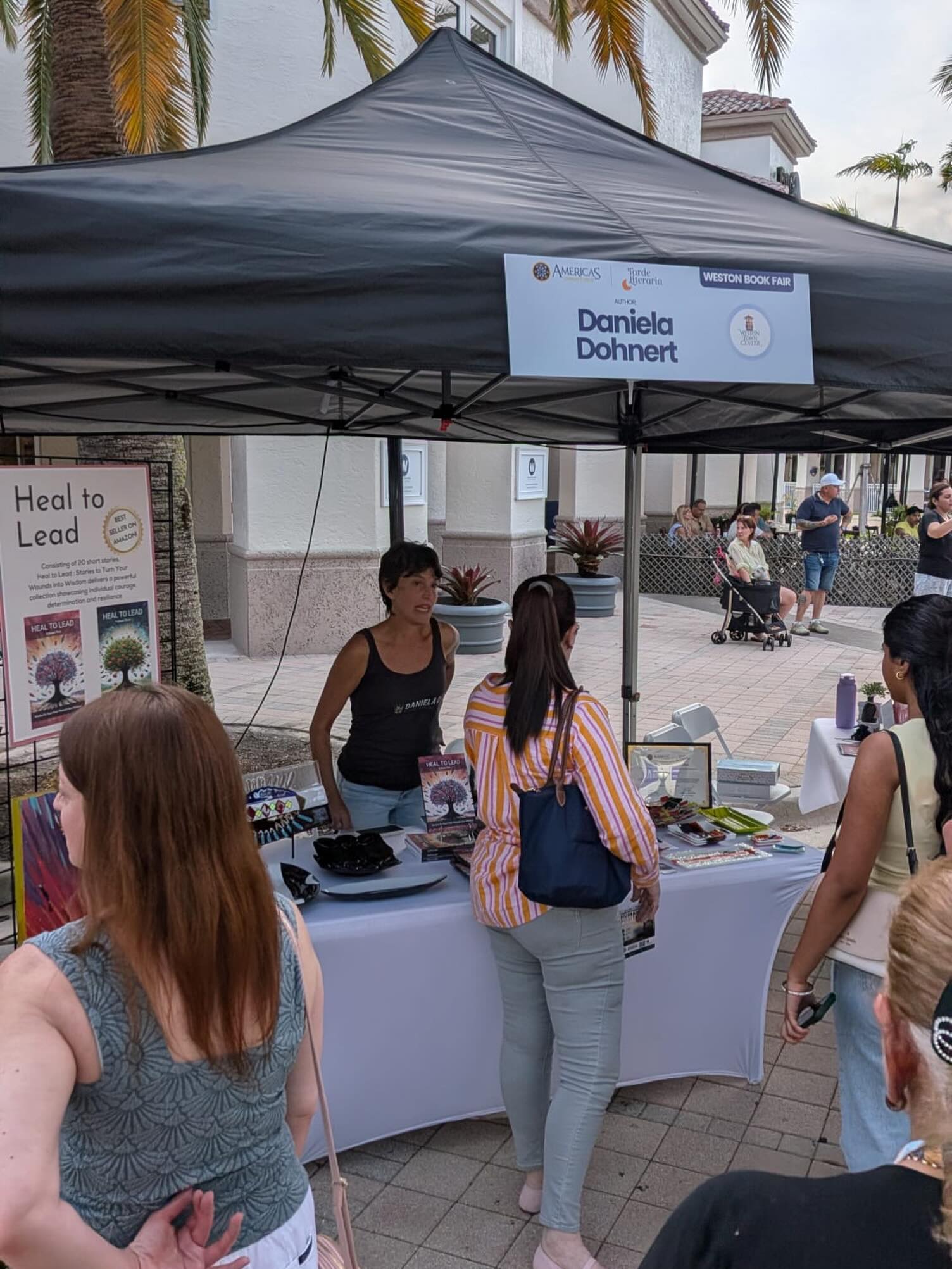 Great event yesterday at the first Americas Book Fair in Weston. Glad to see so many people out there. #americasbookfair #art#literature #bookfair #westonfl
