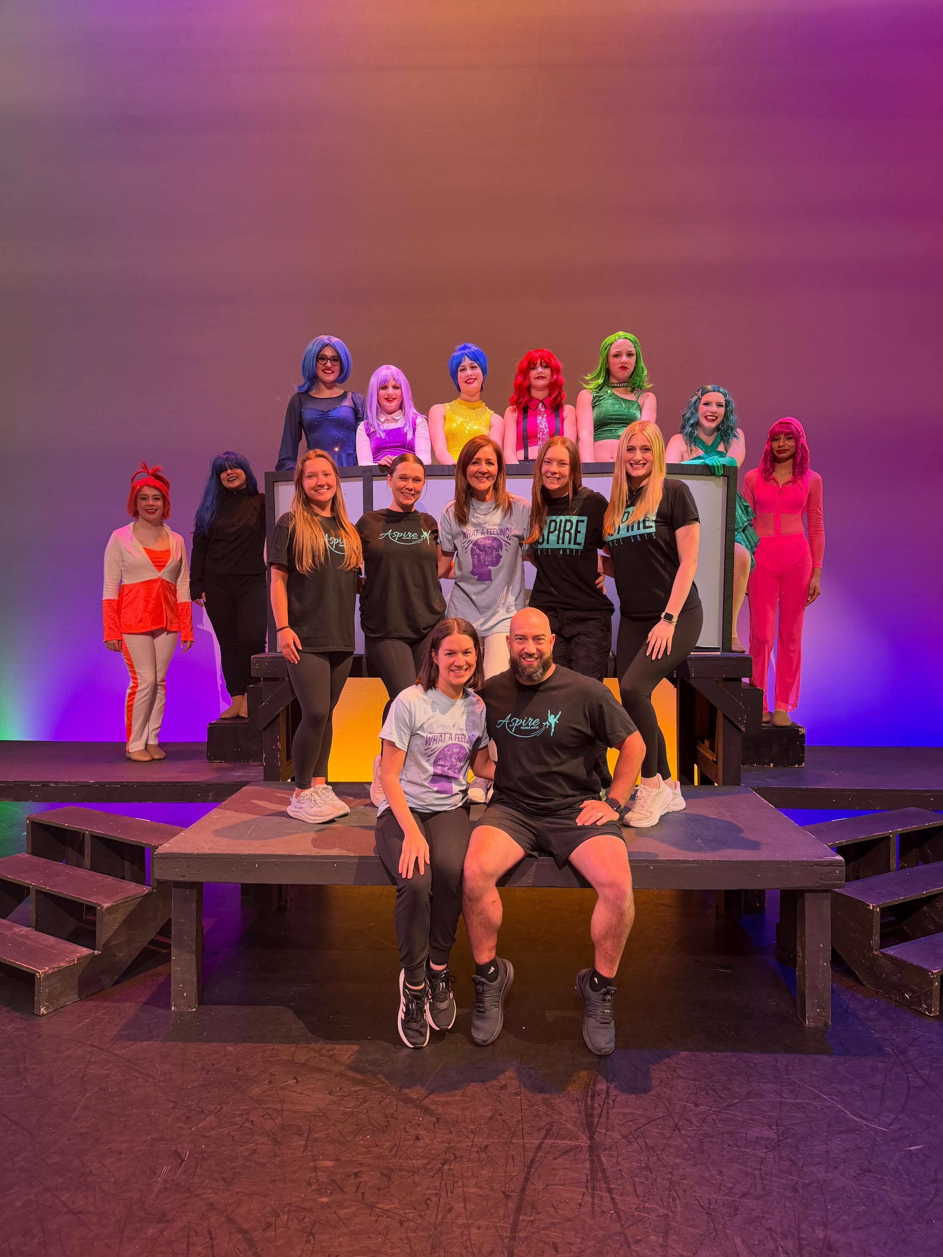 💛❤️💙💜💚We are truly feeling all the emotions after an absolutely incredible weekend of shows! SO many pics to come but for now just a huge CONGRATULATIONS to all of the singers and dancers who brought “What a Feeling!” to life. We are so so proud of each and every one of you! A HUGE THANK YOU to Ms Laurie and all of our amazing instructors at Aspire without whom none of this would be possible. And thank you to all the parents and volunteers for supporting us!! We are truly gonna miss this show 🥲
.
.
.
#whatafeeling #insideout #productionshow #bestoneyet #allthefeels