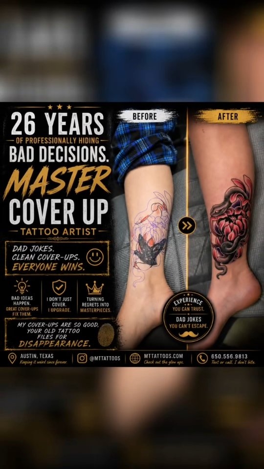 “#Congratulations, your tribal #tattoo has evolved into a #sunflower .”.... dad jokes love it!