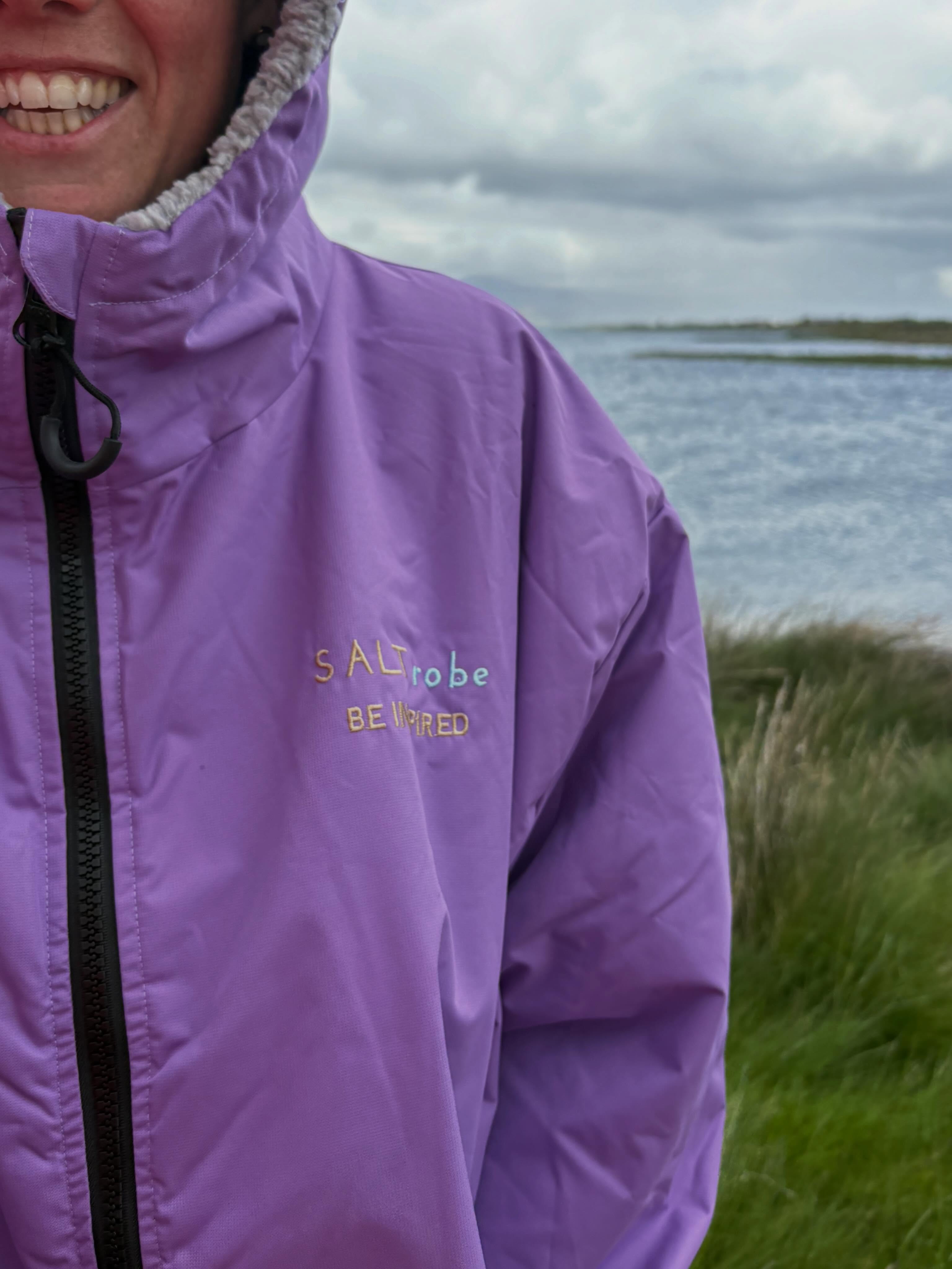 Catching the sunshine where we can, but we’re always covered with our SaltRobe 🌦️