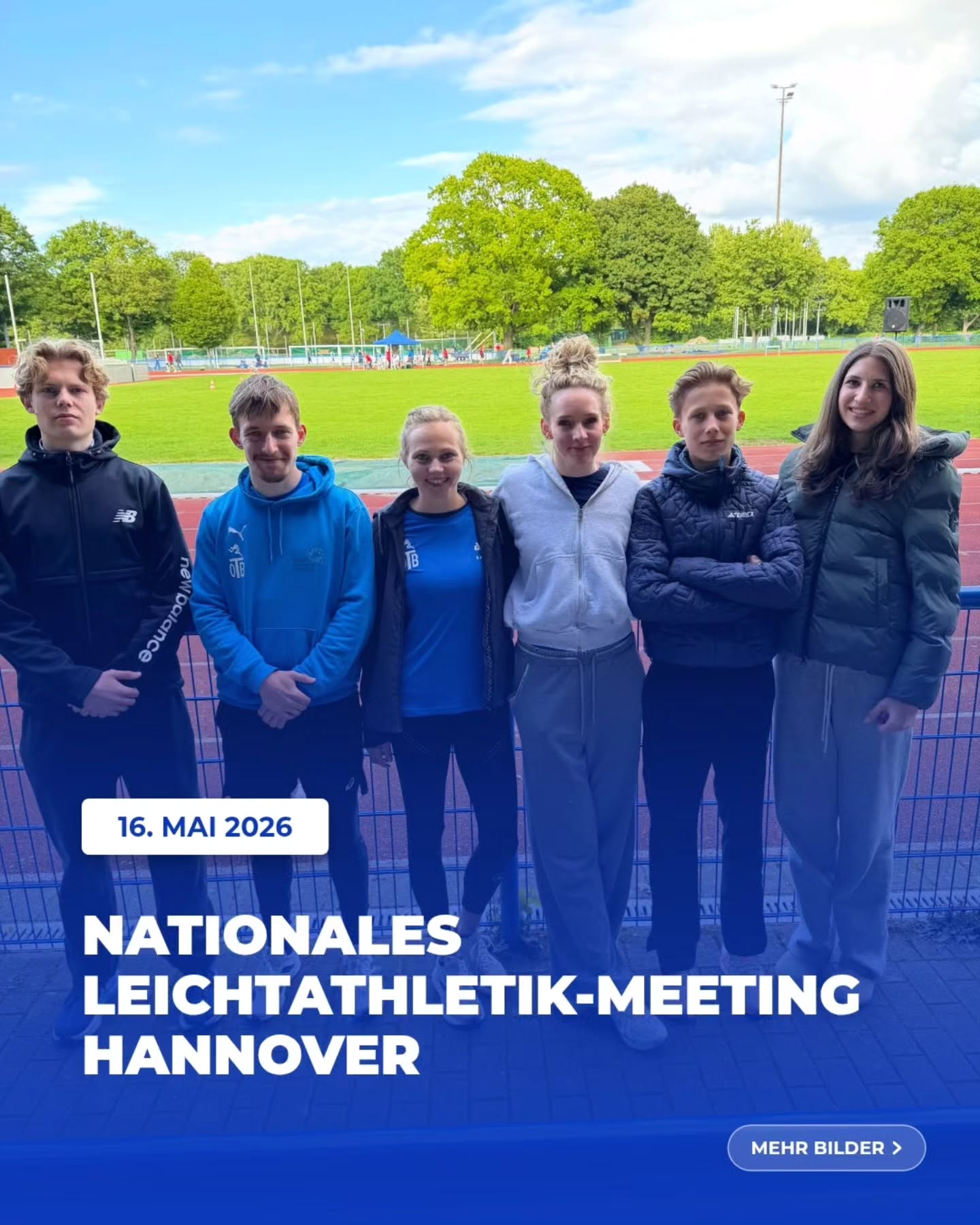 Beim Nationalen Meeting in Hannover am 16. Mai trotzten unsere Athletinnen und Athleten schwierigen Bedingungen. Bei windigem Wetter und gerade einmal 13°C stellten sich die Athletinnen und Athleten der Sprint- und Sprunggruppe den Bedingungen.
Zu Beginn hatten Carla und Tom im Weitsprung noch mit dem wechselhaften Wind und dem Anlauf zu kämpfen. Auch die Temperaturen machten es den Athletinnen und Athleten auf 100m alles andere als leicht. Dennoch konnten starke Leistungen erzielt werden:
Carla Meyer (W15) sprintete in hervorragenden 12,46s zur neuen persönlichen Bestzeit und erfüllte damit die A-Norm für die Deutschen U16-Meisterschaften über 100 m. Nachdem sie bereits im Weitsprung die A-Norm erreicht hatte und zusätzlich die B-Norm im Blockwettkampf in Stade erzielte, steht der Teilnahme an den Deutschen Meisterschaften nun nichts mehr im Weg. Mit ihrer Zeit rangiert Carla aktuell sogar auf Platz 5 der deutschen Bestenliste ihrer Altersklasse.
Einen gelungenen Saisoneinstieg feierte auch Valentin Cichon in der männlichen Jugend U20. Im Vorlauf lief er trotz deutlichen Gegenwinds (-1,2 m/s) starke 11,52s und steigerte sich im Finale bei nahezu neutralen Bedingungen (-0,1 m/s) auf 11,44s und Platz 3. Angesichts seiner Bestleistung von 11,42s und den eher ungünstigen Bedingungen für schnelle Zeiten ein sehr vielversprechender Einstieg in die Saison.
Ebenfalls stark präsentierte sich Tom Spierenburg mit 11,41s (-1,7 m/s) im Vorlauf und 11,26s (+0,2 m/s) im Finale.
Trotz schwieriger Bedingungen war das Meeting in Hannover damit ein erfolgreicher Wettkampf und ein vielversprechender Schritt Richtung weiterer Saisonhöhepunkte.
Weiter geht es für die Sprint- und Sprunggruppe beim BORSIG-Meeting in Gladbeck am 23. Mai!
#leichtathletik #sprint #sprung #100m #weitsprung
