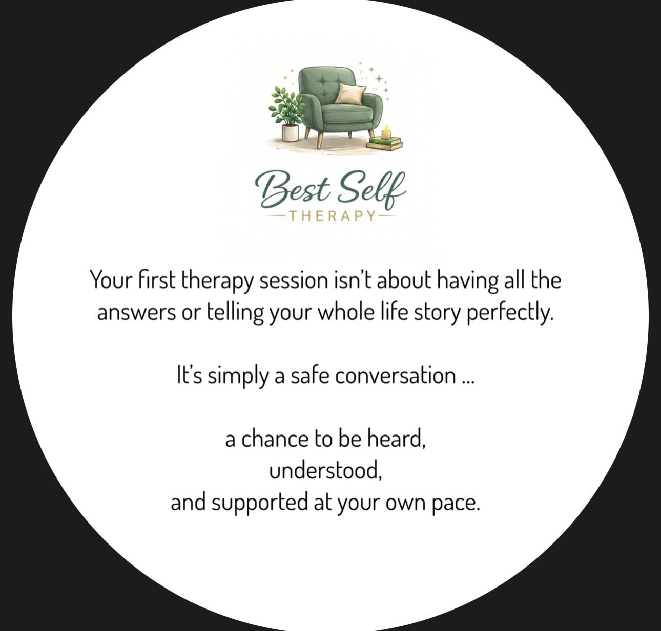…
Your first therapy session isn’t about having all the answers or telling your whole life story perfectly. It’s simply a safe conversation …a chance to be heard, understood, and supported at your own pace.
Maybe check out my FREE “Why Therapy?” Course - link in bio … explaining all things therapy, let’s take the mystery away and see how it can actually help when you’re struggling ✨
#therapyworks #mentalhealthawareness #mentalhealth #counselling #WirralTherapist