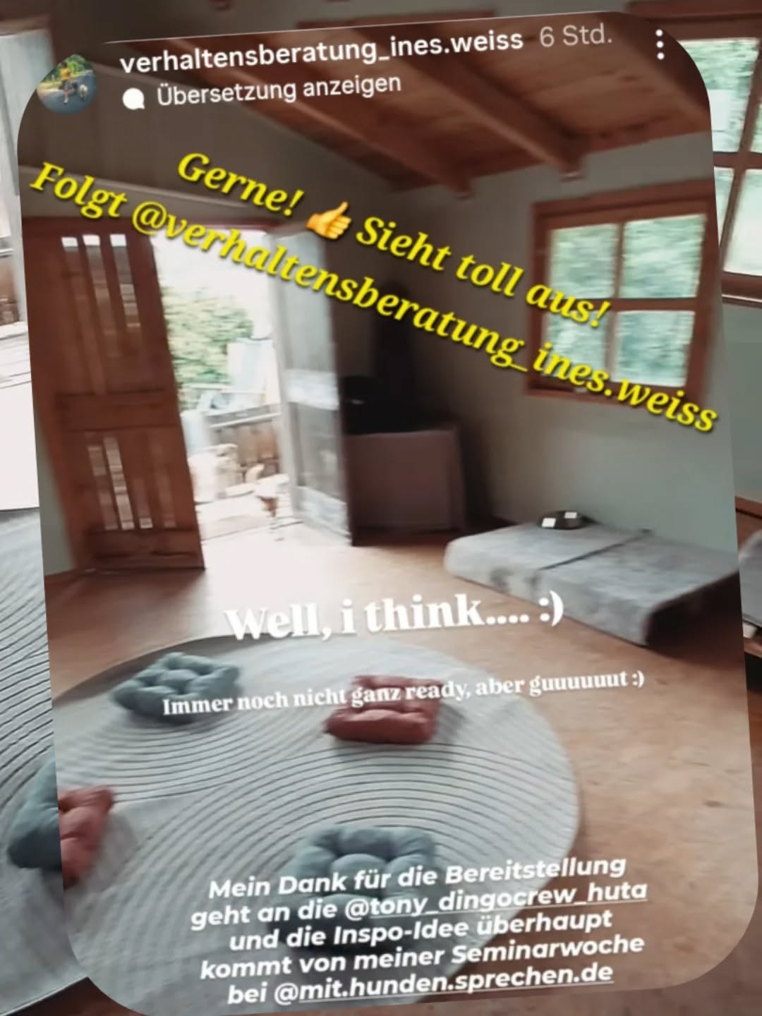 @verhaltensberatung_ines.weiss Wie schön das geworden ist! Ganz viel Spass und tolle Momente! 🐾🤓
