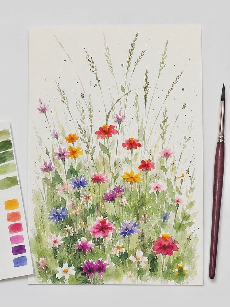 Wildflower meadow | Blümchenwiese
@thenewbotanica #thenewbotanica 🌱
#wildblumenwiese #flowerpainting #botanicalillustration #botanicalpainting