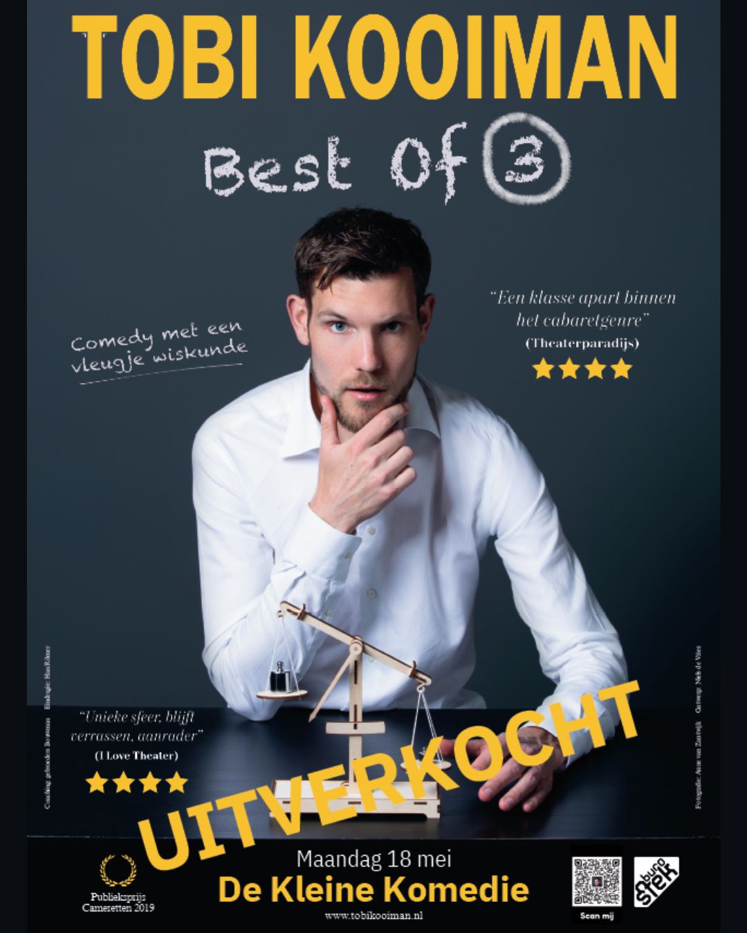 Vanavond staat @tobikooiman in een uitverkocht @dekleinekomedie met de allerlaatste voorstelling van '๐๐ฒ๐๐ ๐ข๐ณ ๐ฏ' (reprise Best Of 2).
Maar niet getreurd! Na deze succesvolle tour komt Tobi in seizoen 26/27 terug met zijn nieuwe voorstelling: '๐๐ฒ๐๐ ๐ข๐ณ ๐ฐ', kijk voor meer info, speellijst en tickets op:
๐๐๐.๐๐ผ๐ฏ๐ถ๐ธ๐ผ๐ผ๐ถ๐บ๐ฎ๐ป.๐ป๐น