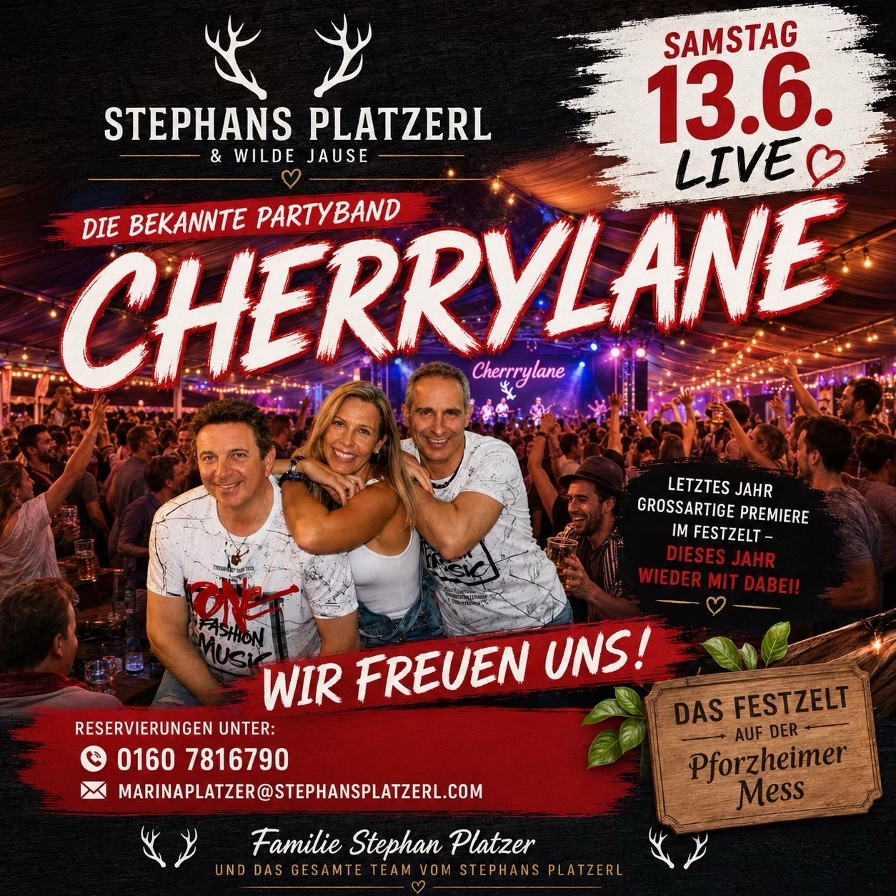 🎉 FESTZELT. PARTY. CHERRYLANE.MEHR BRAUCHT DER 13.6. NICHT. 🔥
#stephansplatzerl #pforzheim #pforzheimermess #festzelt #feiern