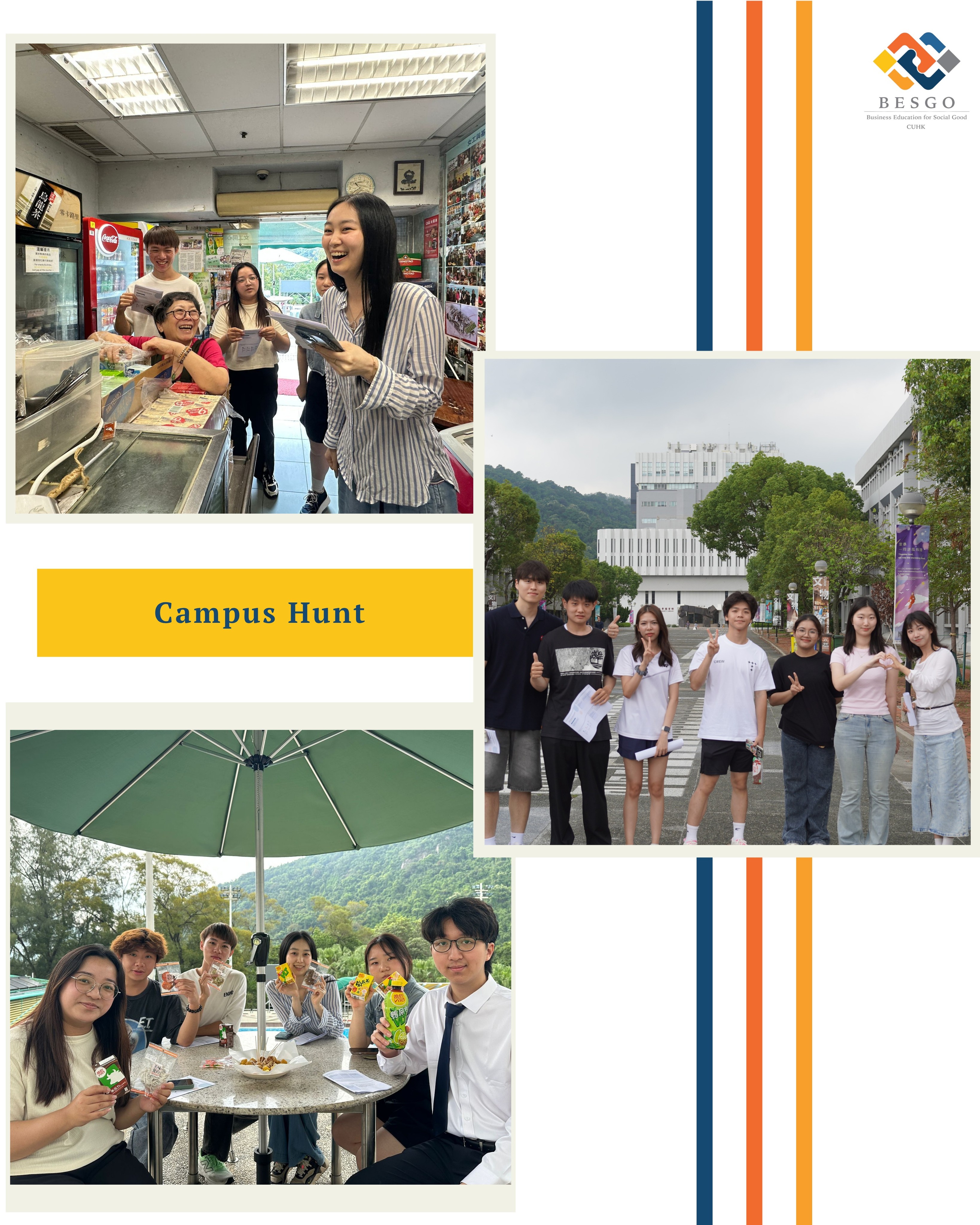Learning CSR through observation, discussion and teamwork 💡
As part of the Responsible Business Workshop (RBW) 2026, students took part in a Business Case Workshop on Corporate Social Responsibility (CSR).
The session began with a campus hunt, where students explored the CUHK campus, interacted with members of the community, and identified social or everyday issues from different perspectives.
Building on their observations, students worked in cross-institutional teams to discuss business ideas and possible solutions that could create positive social impact while remaining practical and sustainable.
Through the activity, students were encouraged to connect CSR concepts with real-life challenges, think critically about the role of business in society, and learn alongside peers from different cultural and academic backgrounds.
A meaningful learning experience that brought responsible business thinking beyond the classroom.
Stay tuned for more RBW 2026 updates! ✨
#CUHKBusinessSchool #RBW2026 #ResponsibleBusinessWorkshop #BESGO #CSR #CorporateSocialResponsibility #ResponsibleBusiness #ExperientialLearning #SocialGood #BusinessEducation