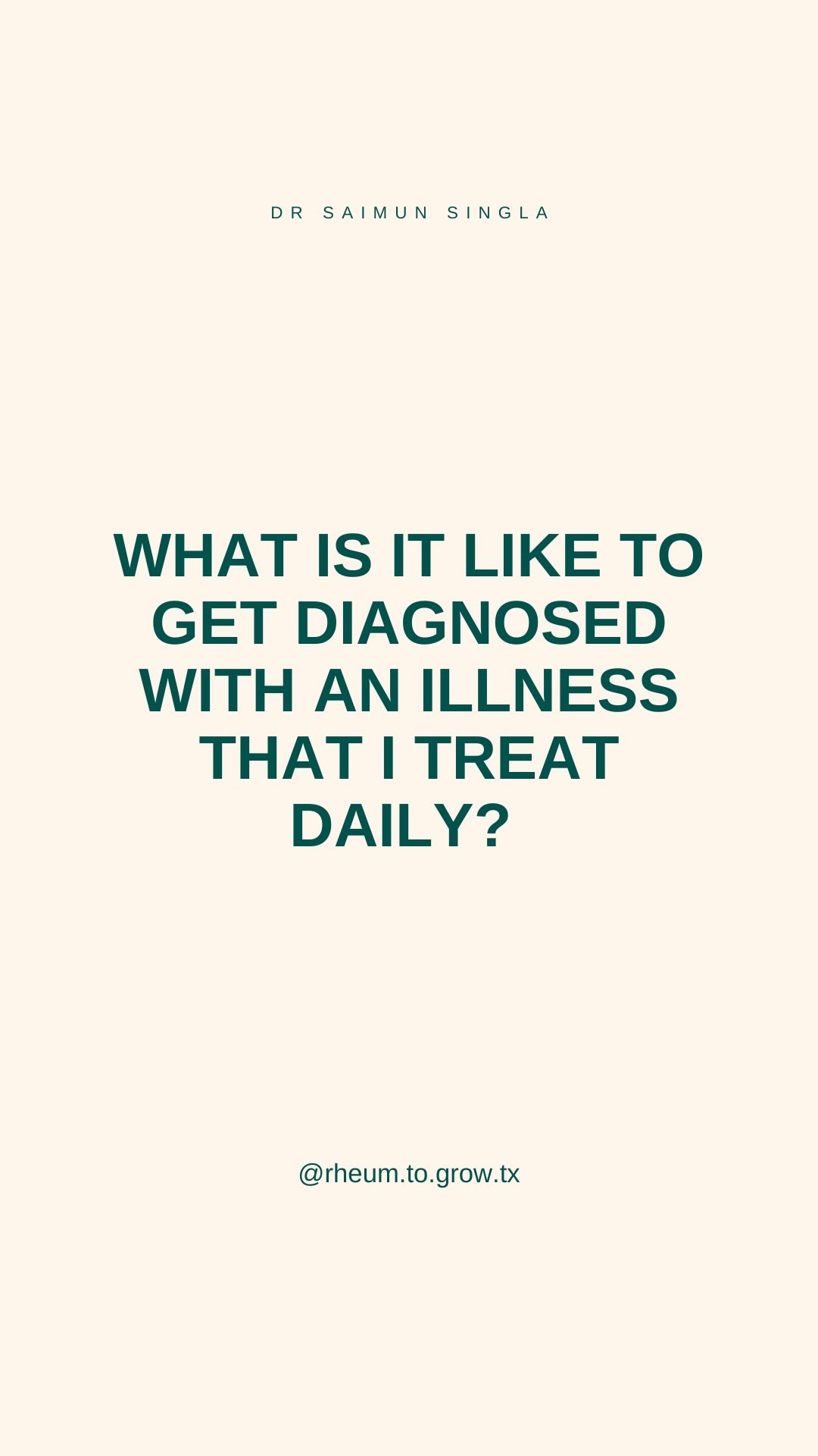 I often get asked what it’s like to get diagnosed with an illness that I treat daily.
The answer is: Humbling. It’s incredibly humbling.
It has been humbling to learn that I am not immune to the effects of rheumatoid arthritis, its medications, side effects, or personal and professional impacts despite being the “expert” on this topic.
Just to name a few:
-I have failed 5 biologics
-Learned how to navigate disease flares
-Swallowed my pride and asked for work accommodations
-Been on the phone with specialty pharmacies for hours trying to get copay cards activated to cover my medications
-Navigated motherhood with 3 littles that don’t know when mommy’s having a bad day.
Being a patient has taught me how to doctor and navigate a chronic illness more than my medical training, and I can’t wait to pass this knowledge onto my patients and their families. ❤️