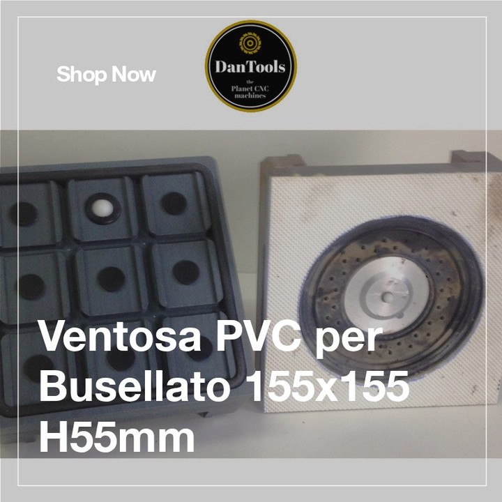 Ventosa PVC per Busellato 155x155 H55mm