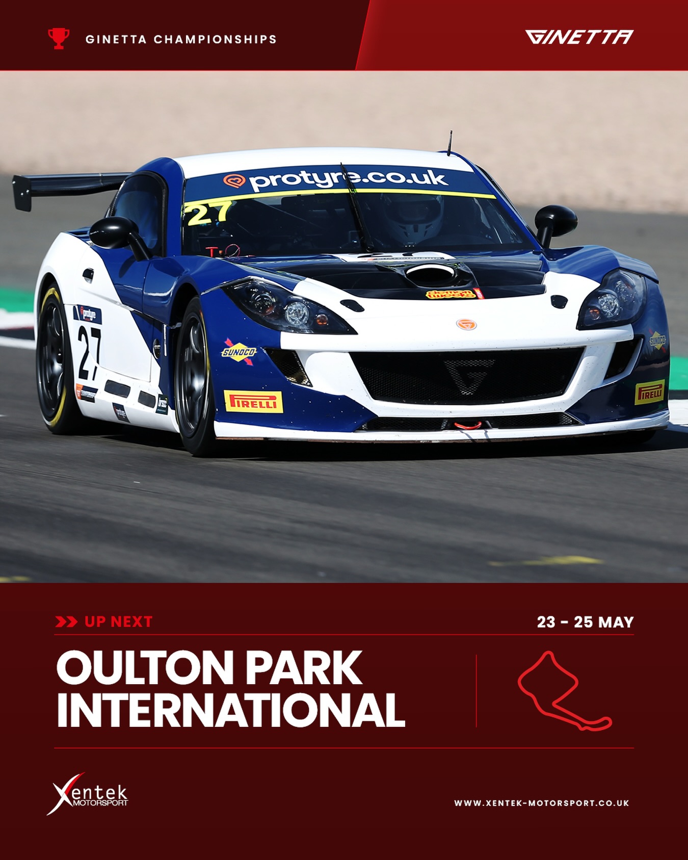 All set for some bank holiday Ginetta racing at Oulton Park!
#XentekMotorsport #GinettaMotorsport #Motorsport #Racing #BritishGT @Ginetta_Motorsport