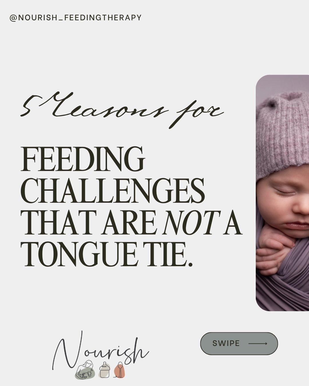 I often tell parents that babies are like tiny onions. Feeding challenges have layers. It’s not always a tongue tie, and even when there IS a tongue tie— there are other layers that should be addressed first.
If your baby is struggling to feed, a functional feeding evaluation should always be the first step, not a tongue tie consult.
If you’re local to the Kitsap Peninsula, I’d love to help. Schedule a discovery call and let’s make a plan. 💕