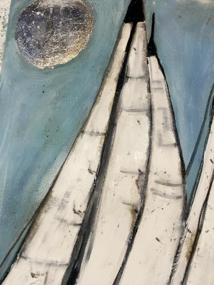 Sassaartstudio #”SAILING”#arte#riciclo#nature#artgallery