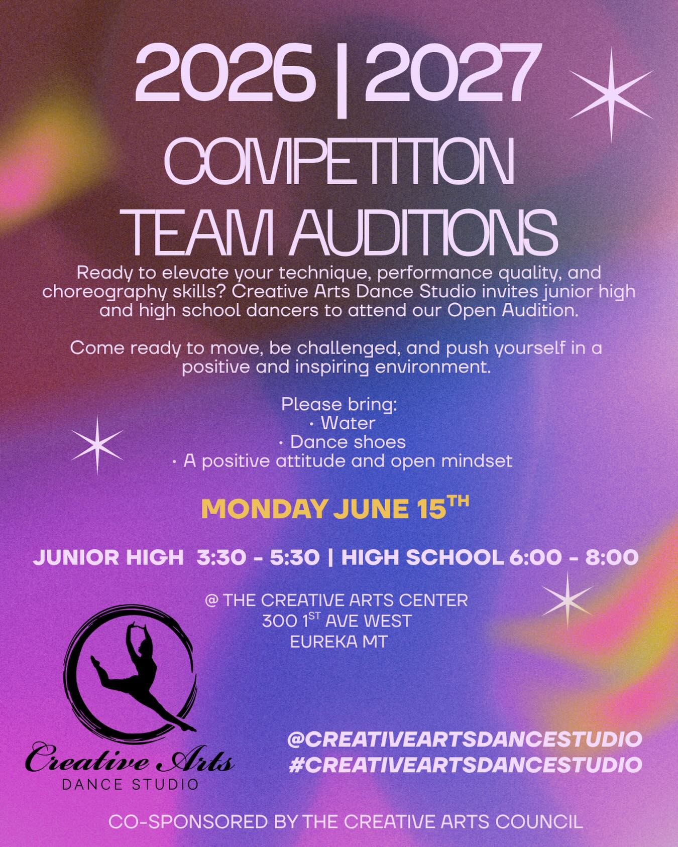 Time to build the next dream team! 🤩
#anewseasonstartssoon #competitivedanceteam #readytomove #levelup #cadslife