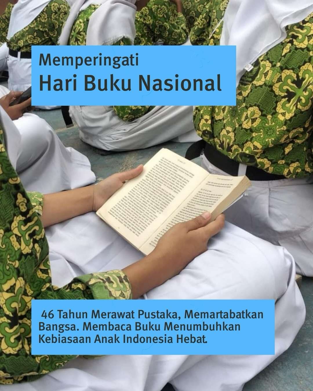 46 Tahun Merawat Pustaka, Memartabatkan Bangsa.
Membaca buku membiasakan anak Indonesia untuk fokus, berpikir kritis, dan berempati, itulah kecakapan hidup yang juga diasah dalam The Duke of Edinburgh’s International Award Indonesia.
Dalam bagian Skills, murid dapat menambahkan membaca buku sebagai latihan kesabaran dan ketekunan. Karena anak hebat lahir dari kebiasaan baik, salah satunya membaca.
#IntawardIndonesia #WorldReady #PekanHariBukuNasional