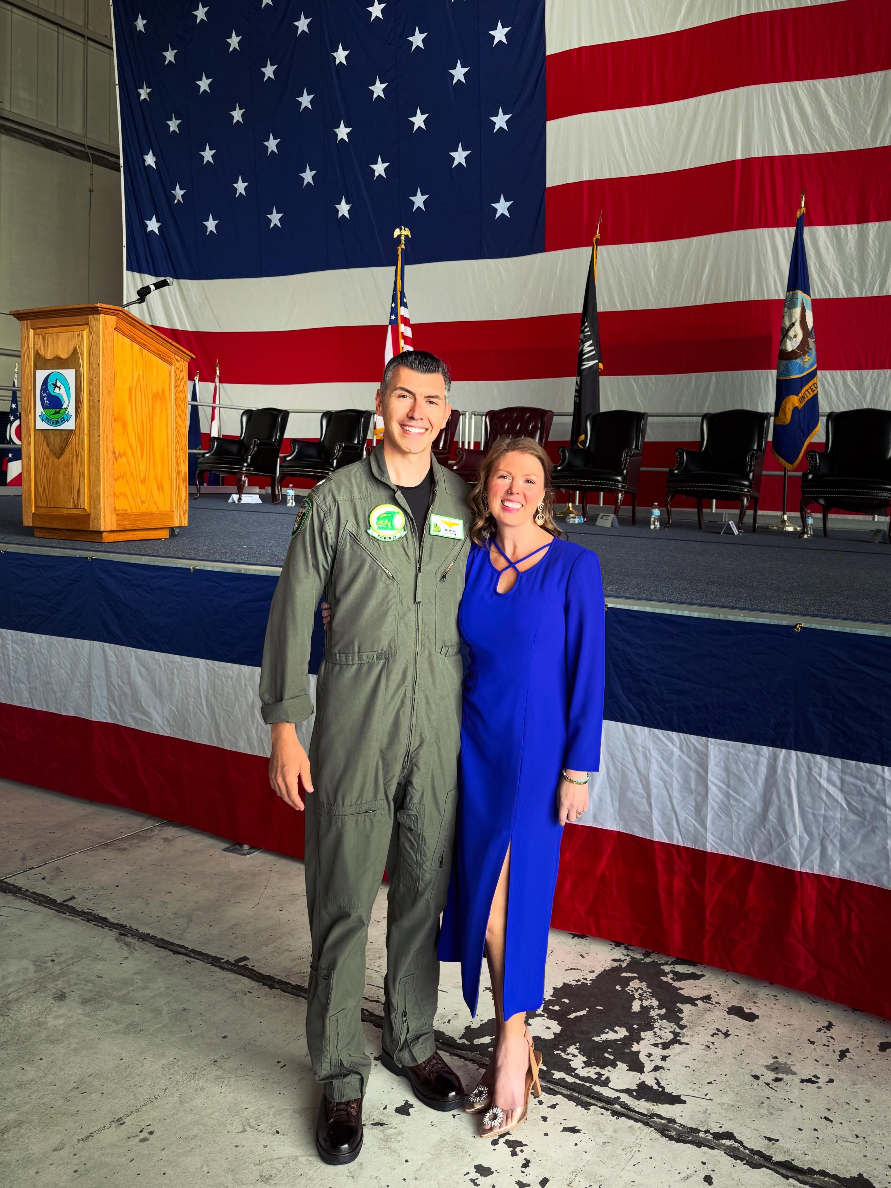 💙the Navy part of our life rarely makes it onto the grid, but days like today are worthy of a little IG real estate.
being a military spouse was never on my bingo card, but doing this life with him is the highest privilege. service is a value that bonds us both. our methods of service may differ, but the core principle is the same.
🇺🇸Seeing how Bo shows up and represents our country is a constant source of hope.
💚💙Congratulations to the newest Executive Officer of the VP-69 Totems. I simply adore you.