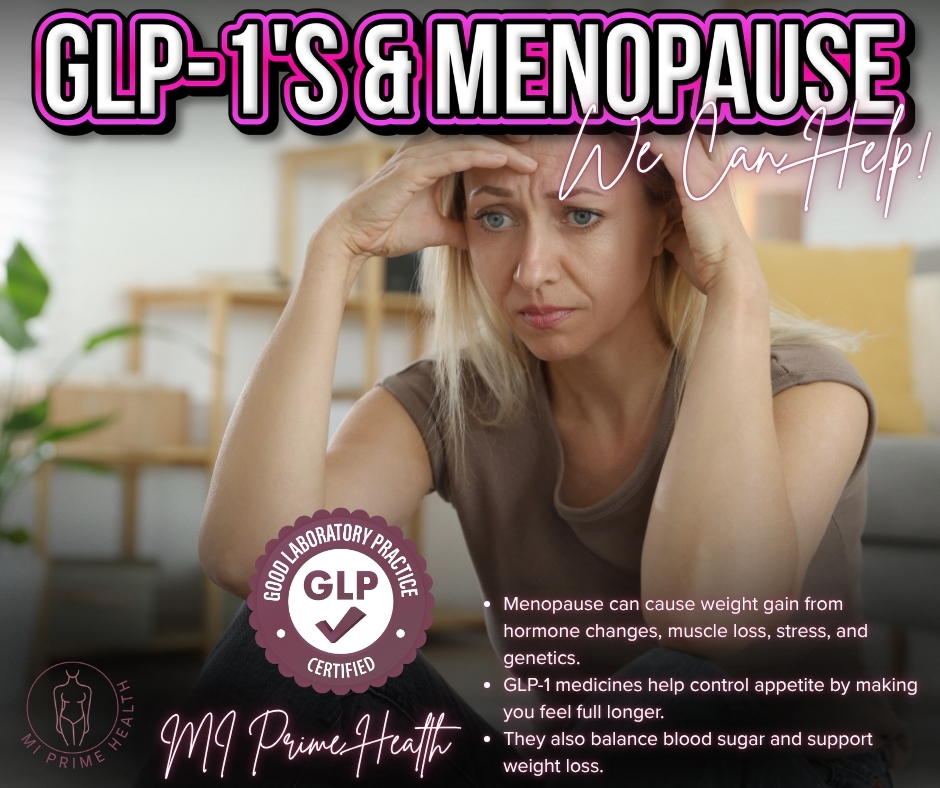 Many women going through menopause feel frustrated because they’re dealing with fatigue, weight changes, sleep issues, hot flashes, mood shifts, brain fog, and changes in metabolism while being told it’s “just part of getting older.” The truth is, hormones play a massive role in how the body feels and functions during this stage of life.
At MI Prime Health, support may include nutrition coaching, GLP-1 injections, and red light therapy as part of a personalized wellness approach designed to help women feel more energized, supported, and in control of their health again. Better nutrition, hormone support, recovery, sleep, inflammation management, and metabolic health can all play important roles during menopause.
The goal is not perfection. It’s helping women feel better, stronger, healthier, and more like themselves again.
#LakeOrionMI #MenopauseSupport #WellnessJourney #GLP1 #RedLightTherapy