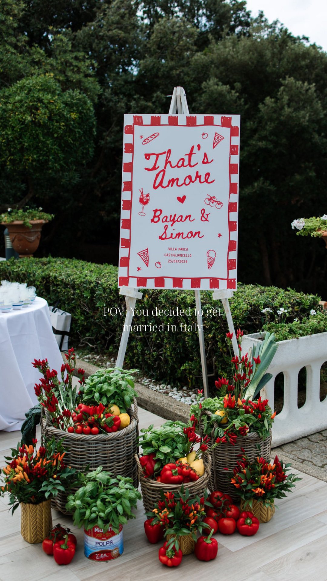Salty air, pizza parties, and gelato carts, because your big day should taste like pure happiness. 🍕 Where every detail tastes like home and feels like a dream.
Bayan & Simon
Venue: @villa_parisi
Flowers: @geg_fiorista
Photo: @adelaidemossinaweddingph
Video: @ludovicamossina_videomaker
Music: @michele_santorsola_
🍕 @iltipozero @ooni.it @oonihq
Bride: @bayankilani
#DestinationWedding #LuxuryWeddingPlanner
destination wedding planner | wedding in Italy | wedding inspiration