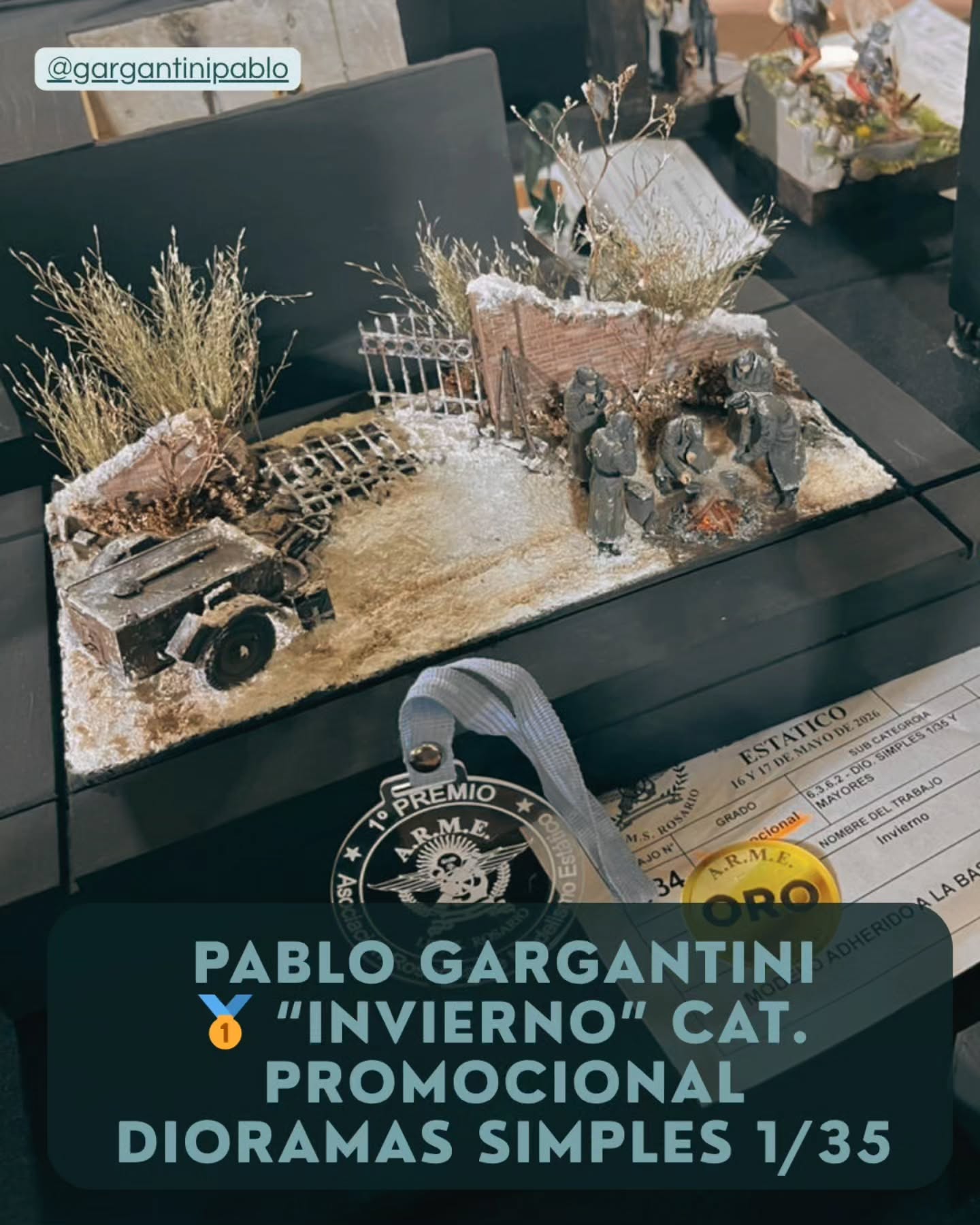 IPMS Córdoba brilló en ARME Rosario 2026 ✨
Nuestros socios lograron más de 30 premios en una de las competencias más importantes del país.
🏆 Premios destacados:
🥇 Alejandro Vucko — 7 premios
🥇 Daniel Baraldi — 4 oros
🏅 Diego Ruhl — 4 premios
🏅 Federico Cacciopoli — 5 premios
🏅 Franco Echenique — 4 premios
🏅 Martín Ocampo — 3 premios
🏅 Pablo Gargantini — 4 premios
🥇 Kevin Penna — 1 oro
📸 Modelos, dioramas, sci‑fi, aviación, militar… ¡un nivel impresionante!
IPMSCórdoba #Modelismo #Plastimodelismo #ARME2026 #Aviación #Dioramas SciFi Escala Hobby ArgentinaModelismo ModelismoEstático