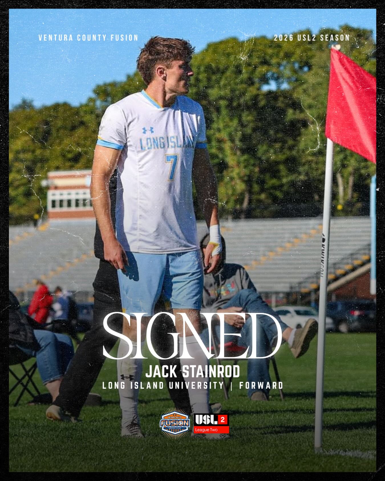 ꜱɪɢɴᴇᴅ 🔵🟠
Long Island’s Jack Stainrod joins the squad for the 2026 USL2 season.
@uslleaguetwo @jackstainrod
#Prideofthe805 #VamosFusion