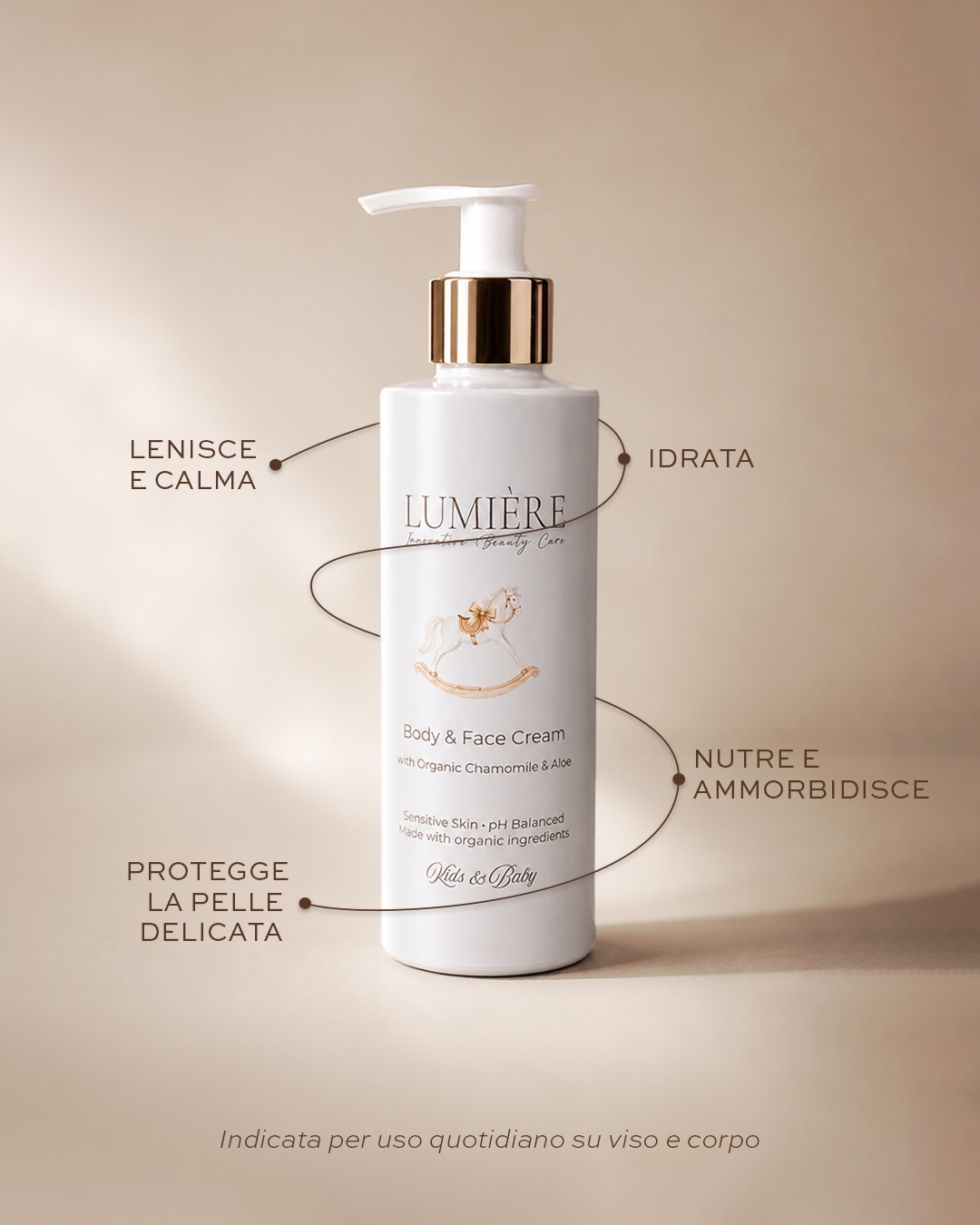 La Crema Baby Viso & Corpo idrata, lenisce e protegge la pelle sensibile di neonati e bambini, lasciandola morbida e confortevole dopo ogni applicazione.
#BabyLine #babycare