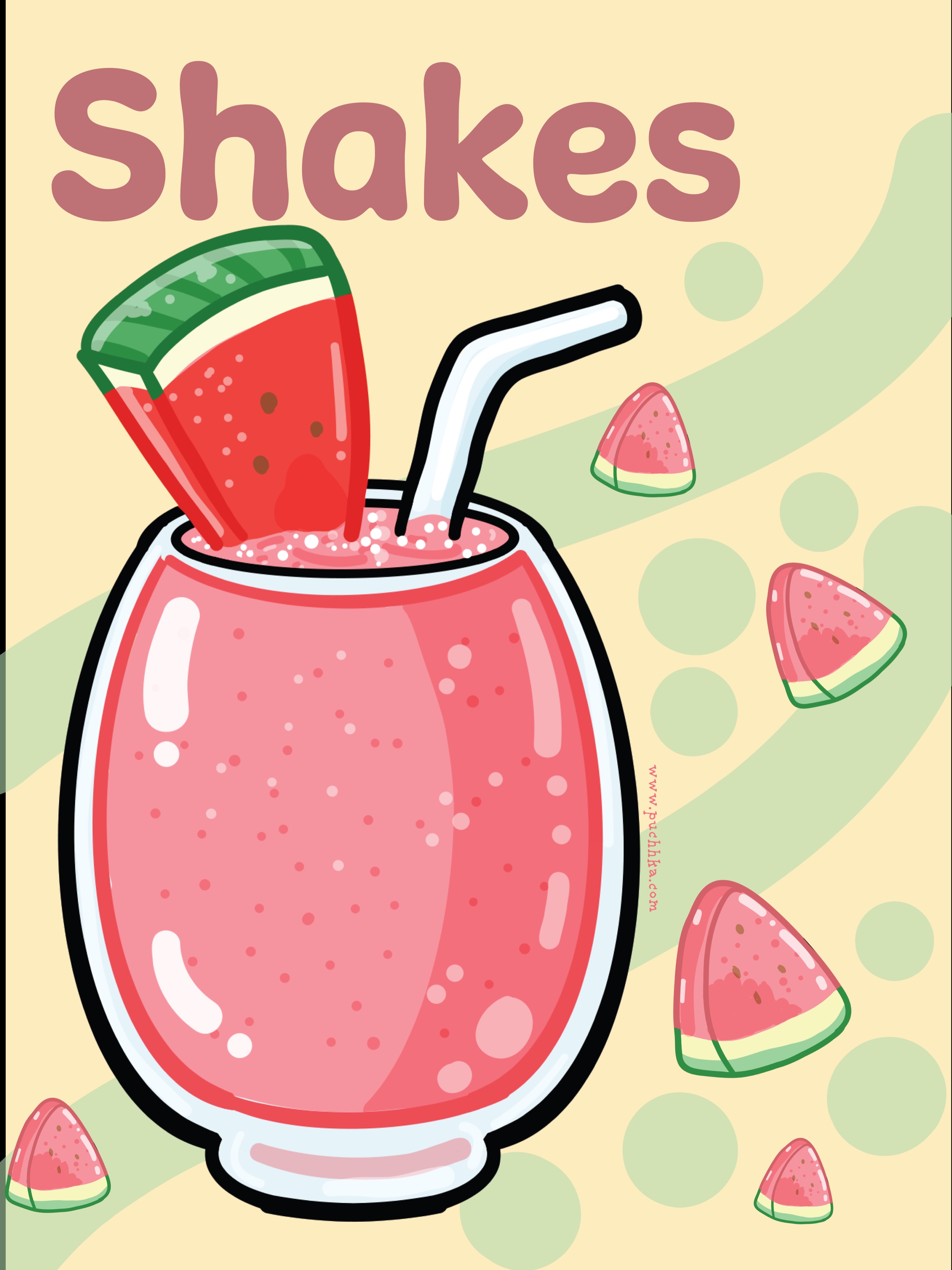Another one from the series are smoothies and shakes. And honestly watermelon just makes everything super yummy!!
#watermelon #summervibes #stationery #magnets
