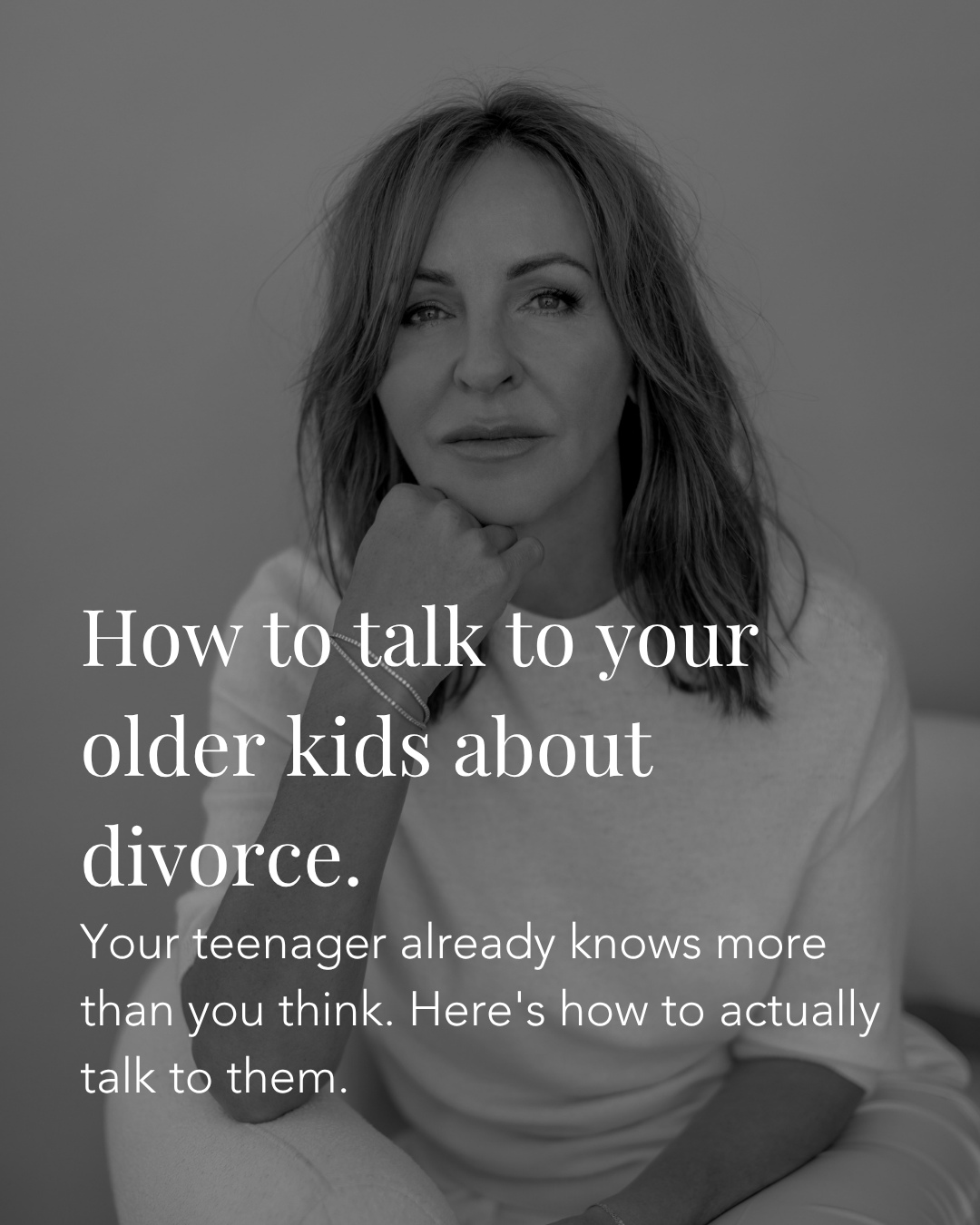 Older kids don't need protecting from the truth.
They need you to stop treating them like they can't handle it, and start treating them like the almost-adults they are.
It's a conversation. And an important one. Swipe through.
#Divorce #ParentingAfterDivorce #Parenting #LifeAfterDivorce #RealTalk