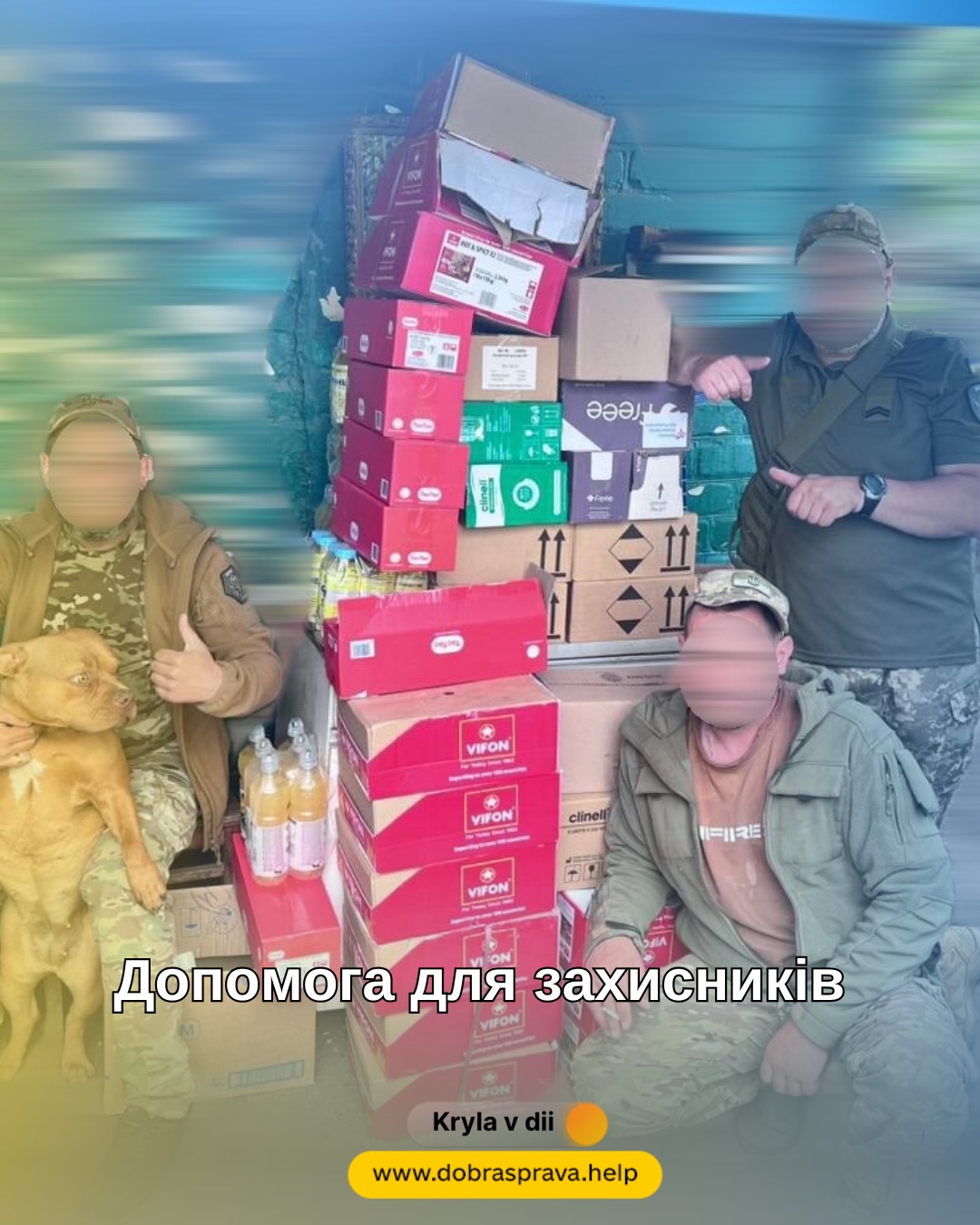 Отримали світлини від наших захисників 🇺🇦
І ще раз переконуємось — допомога сьогодні надзвичайно важлива.
Щиро дякуємо нашим партнерам та всім, хто поруч у добрих справах і підтримці Захисників та Захисниць України.
Разом — сильні 💙💛
@swindonhumanitarianaid
@fundacja.viktoriia