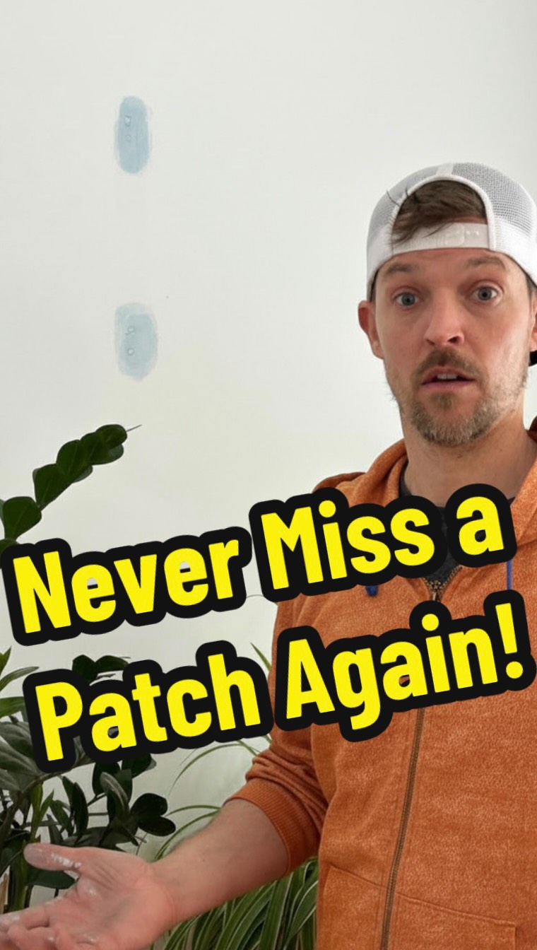 Drywall Patch Trick - Colour Your Mud #thetoolpulse #diy #tooltips #drywall