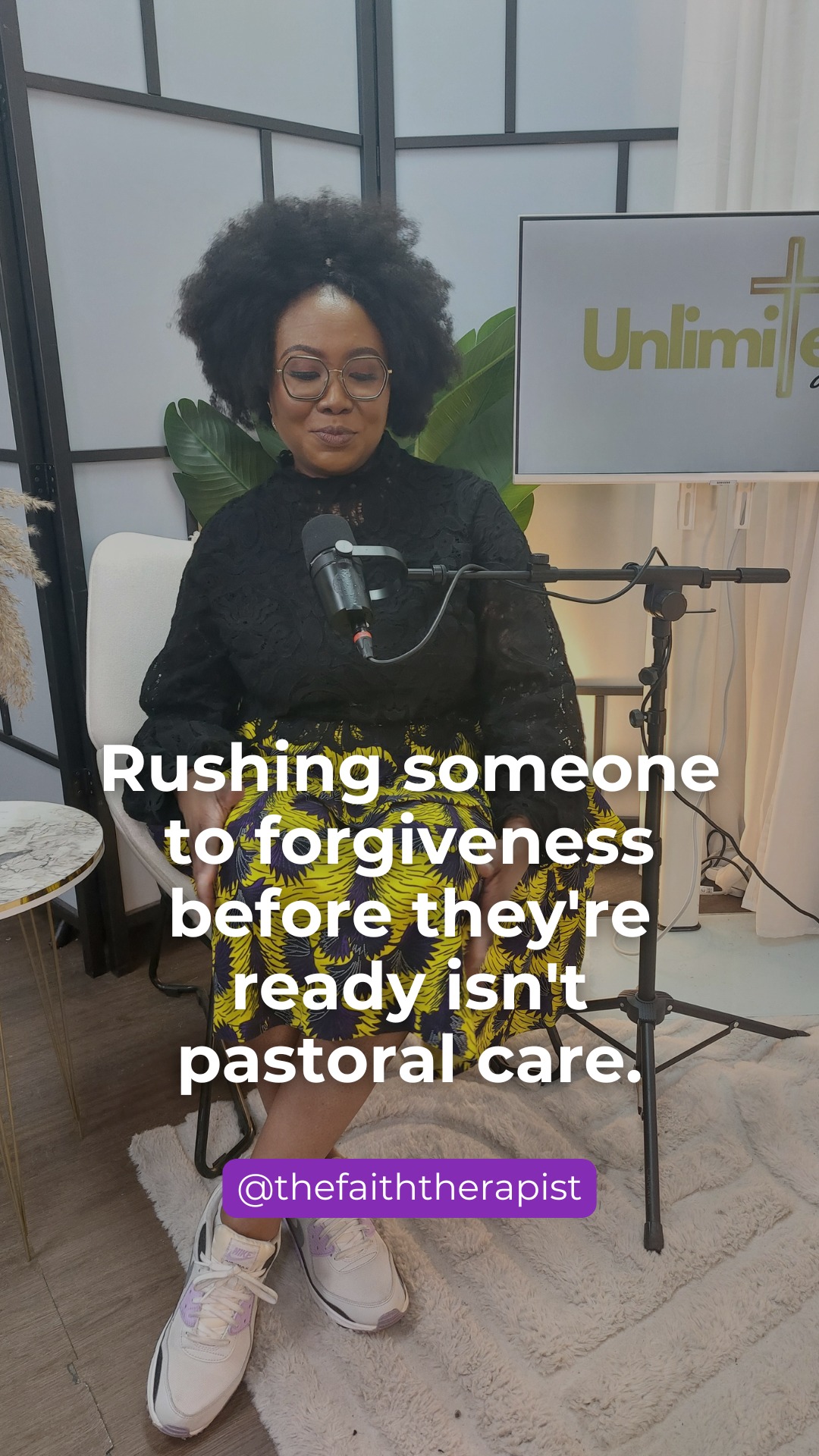 Forgiveness is central to my faith AND it's also not something I'll ever push a client toward before they're ready 💜
Because when trauma happens, power gets taken away from you.
If I sit across from someone and tell them they need to forgive, I'm doing the same thing! I'm taking the choice away again.
But what I can do is hold the hope for them. Respect where they are right now, and trust that the process has its own timing.
So if you're sitting with something that feels impossible to forgive right now, I want you to know that it’s not a lack of faith. It's where you are, and that deserves to be respected.
Link in my bio if you’d like me to sit with it with you 🦋
#ChristianTherapist #ChristianForgiveness #TraumaHealing #ChristianHealing #SpiritualAbuse
P.S: The full episode of Unlimited Talks with Jennifer at @unlimitedtalkspod is at the link in my bio.