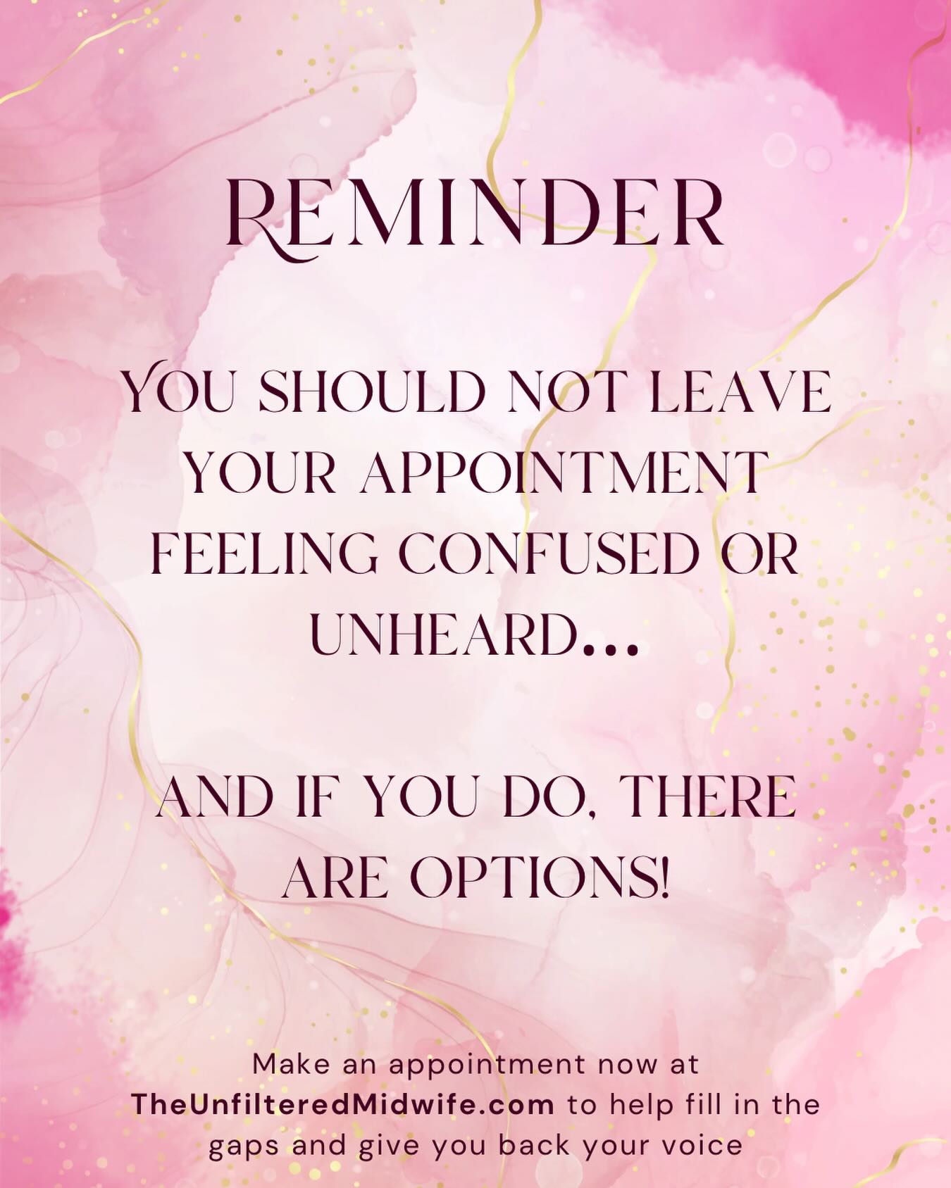 Every week I have women reach out to me saying they went to their annual appointment or their OB checkup and left feeling frustrated, confused, upset or scared because they were rushed through their appointment, told things they didn’t understand the meaning of or never had their questions answered. That’s where I come in. So often my appointments are just to spend the time explaining everything your provider didn’t have the time to or to discuss the things they never mentioned such as PREVENTION or LIFESTYLE CHANGES (opposed to just a prescription) or EDUCATION on the issue you were told in passing you have. So much of healthcare involves communication and that’s the number one thing that gets cut down more and more in healthcare as the system gets more overwhelmed and the budgets get chiseled down. So when your appointment ends but your questions don’t… I’m here to help. 🪷
www.theunfilteredmidwife.com
#womenshealth #childbirtheducation #midwife #nursepractitioner #theunfilteredmidwife