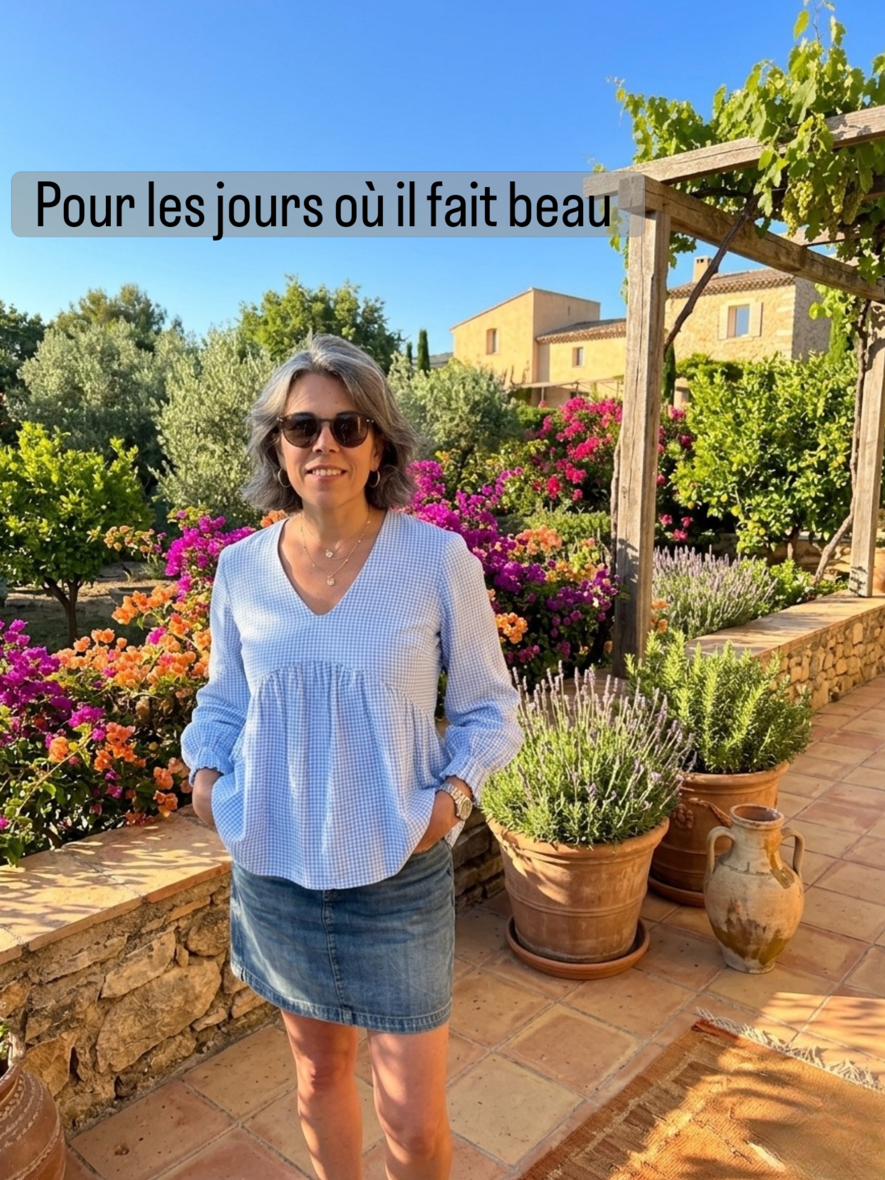 Il y a le petit top qu’on sort pour une occasion.
Et puis il y a celui qu’on a envie de porter peu importe le temps, peu importe l’humeur, peu importe le jour !
Enregistrez ce post pour retrouver votre blouse vichy du jour quand vous en aurez envie ✨
👉 Le lien est ici
https://jouycreations.etsy.com/listing/4492936894
Ou dans ma bio 😊@sylvie_creations_toile_de_jouy
.
.
.
#vichylover #vichy #couturesurmesure #couturefrançaise provencealpescôtedazur
